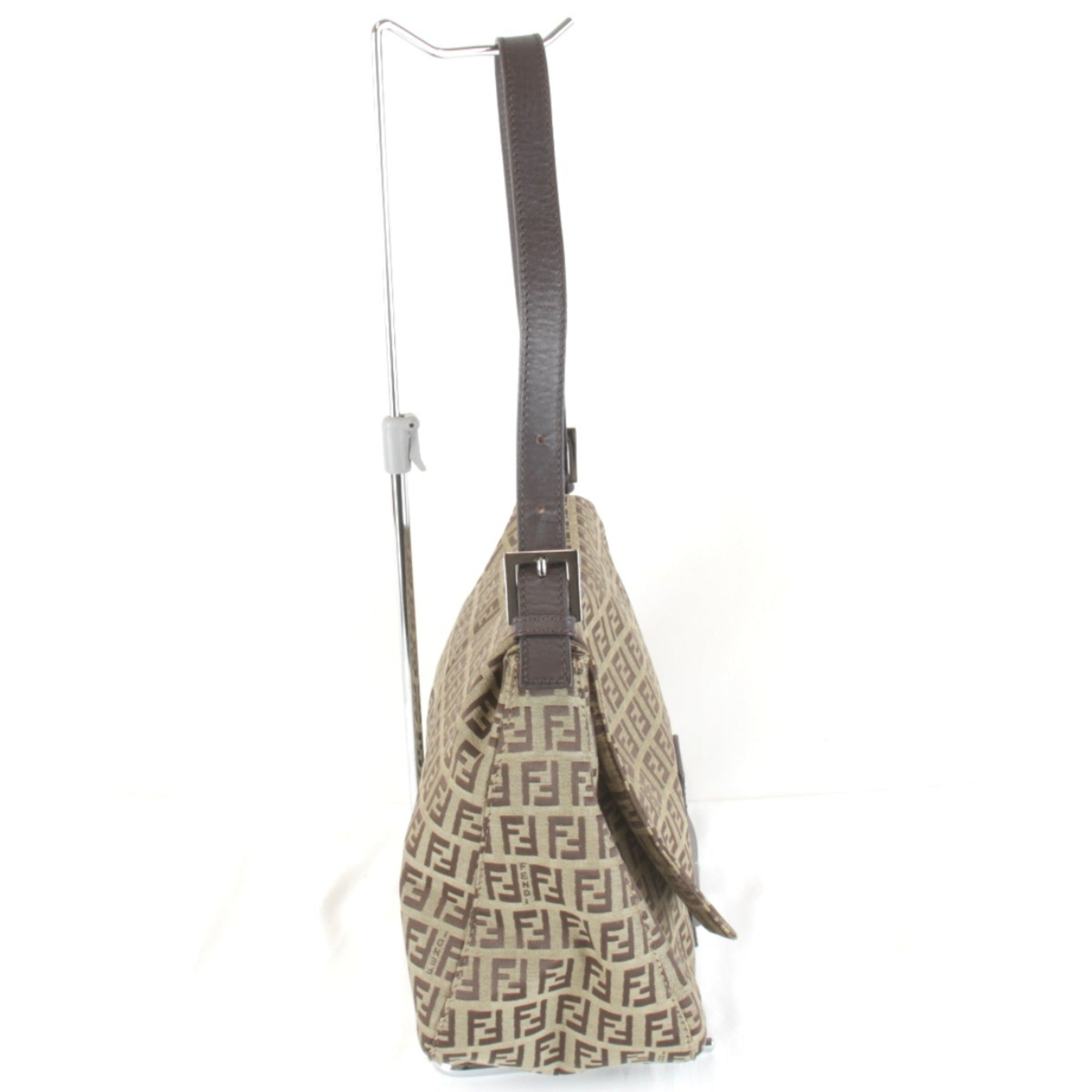 Fendi Beige Zucchino Shoulder Bag (Pre-Owned)
