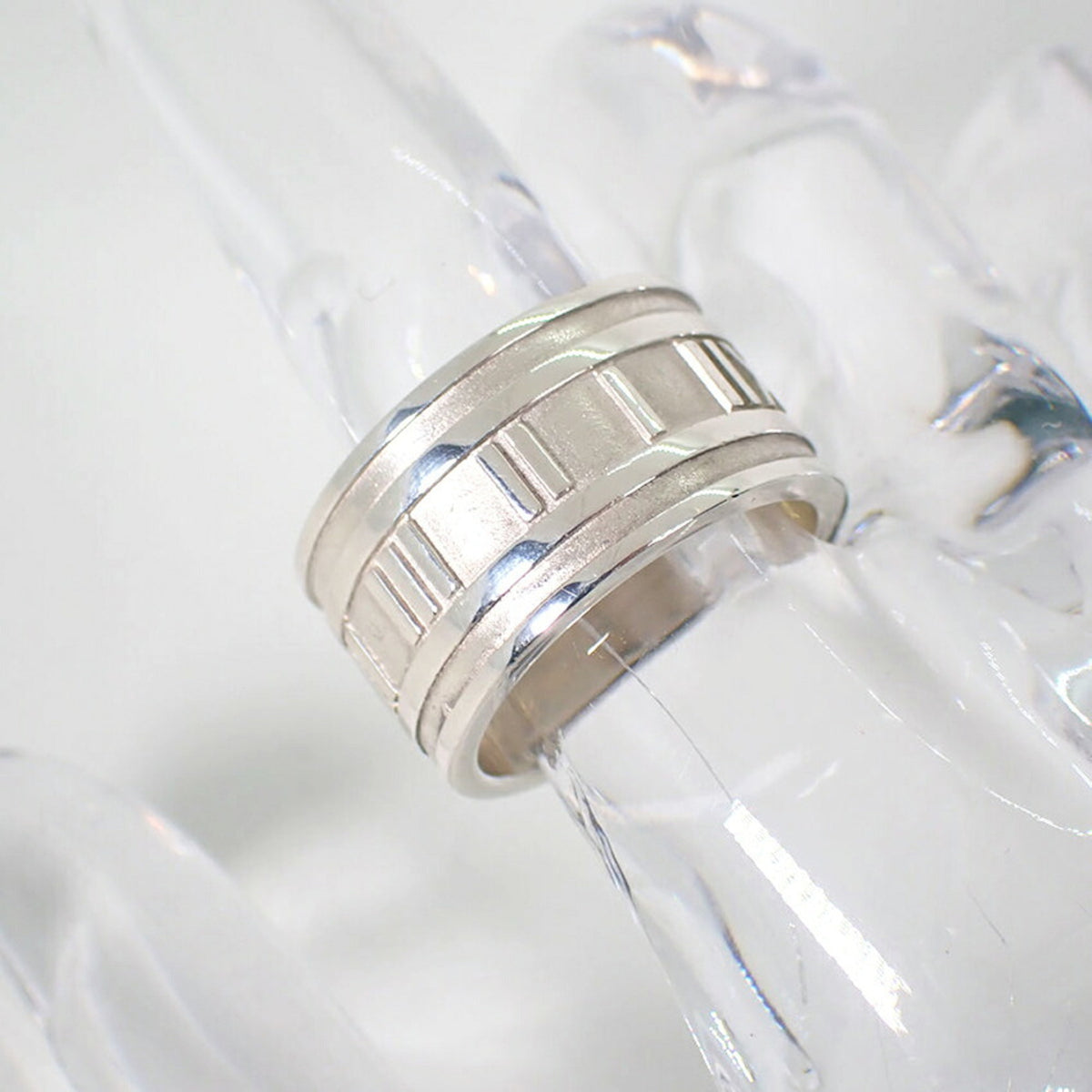 Tiffany Sterling Silver 925 Band Ring (Pre-Owned)