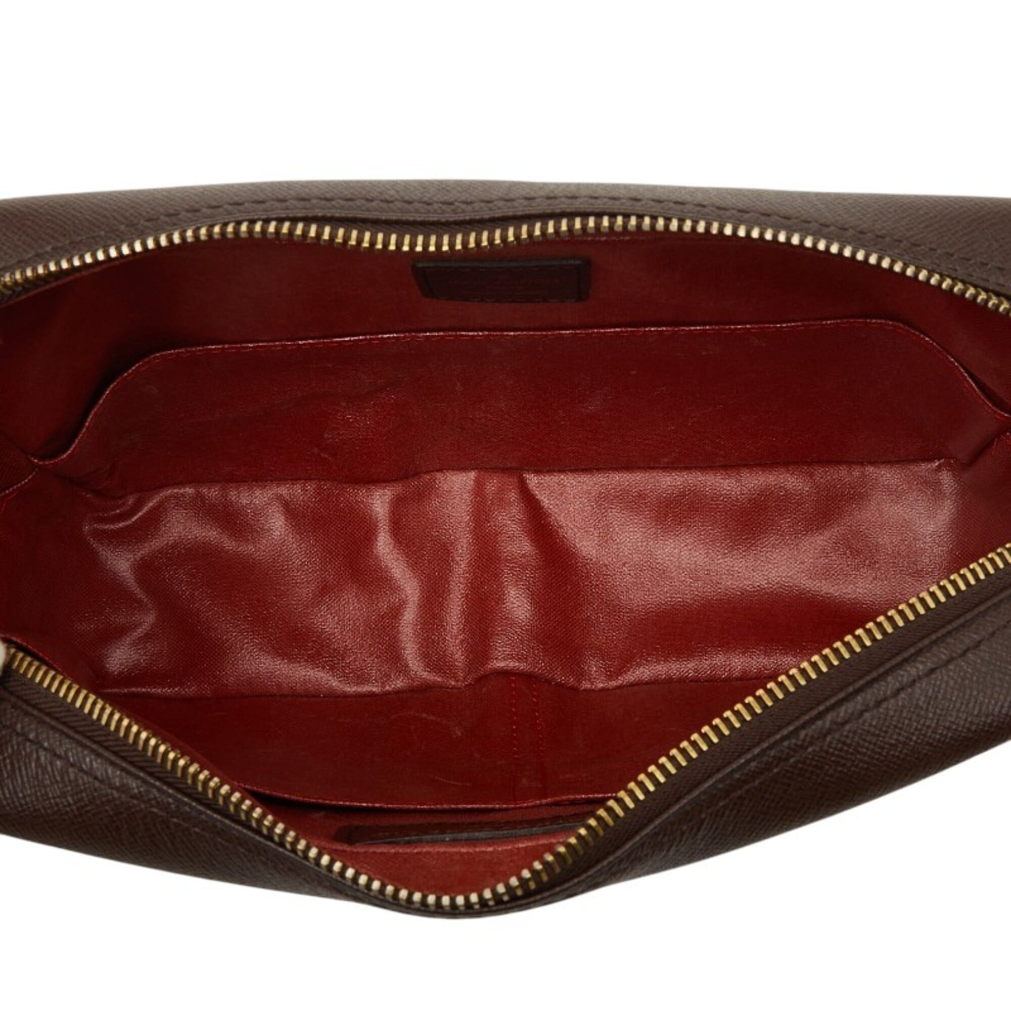 Louis Vuitton Brown Pvc Pouch (Pre-Owned)