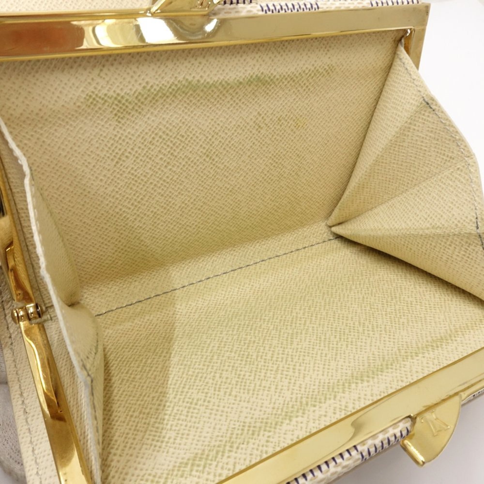 Louis Vuitton Damier Azur Damier Azur Damier Azur Wallet (Bi-Fold) (Pre-Owned)
