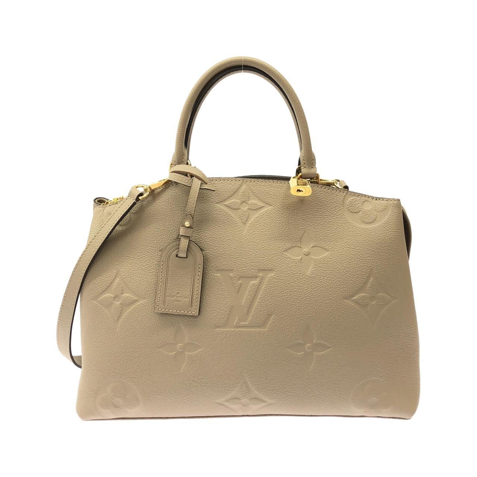 Louis Vuitton Tourterelle Leather Handbag (Pre-Owned)