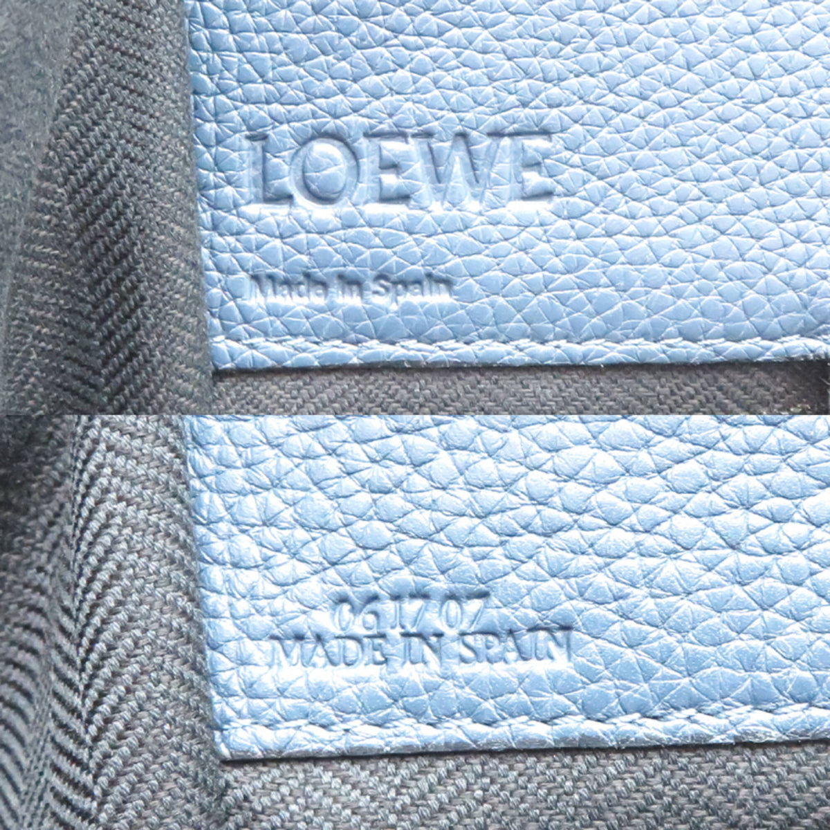 Loewe Blue Leather Handbag (Pre-Owned)