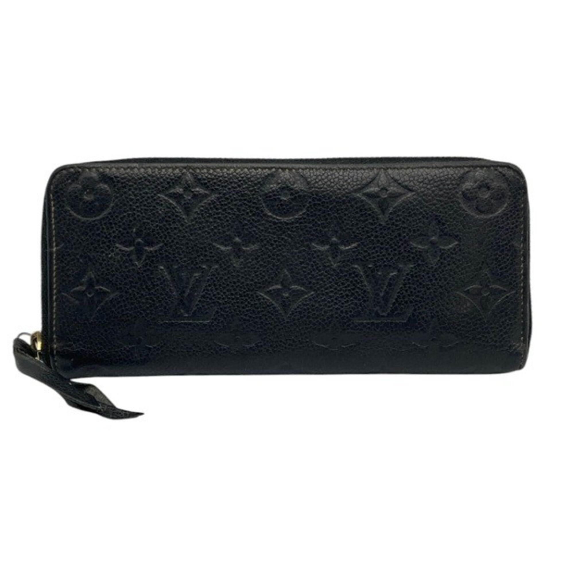 Louis Vuitton Monogram Empreinte Black Monogram Empreinte Long Wallet (Bi-Fold) (Pre-Owned)