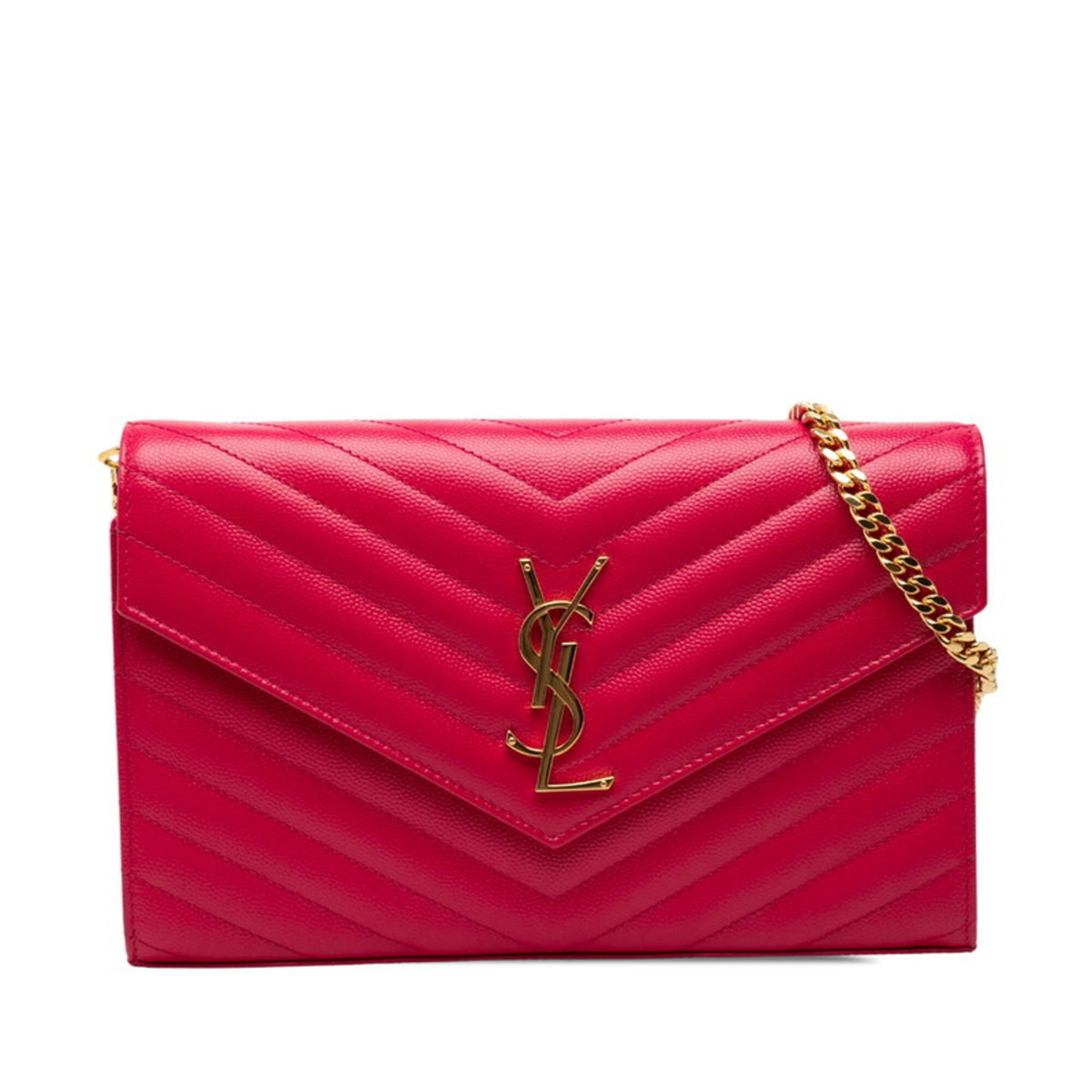 Saint Laurent Pink Leather Shoulder Bag (Pre-Owned)