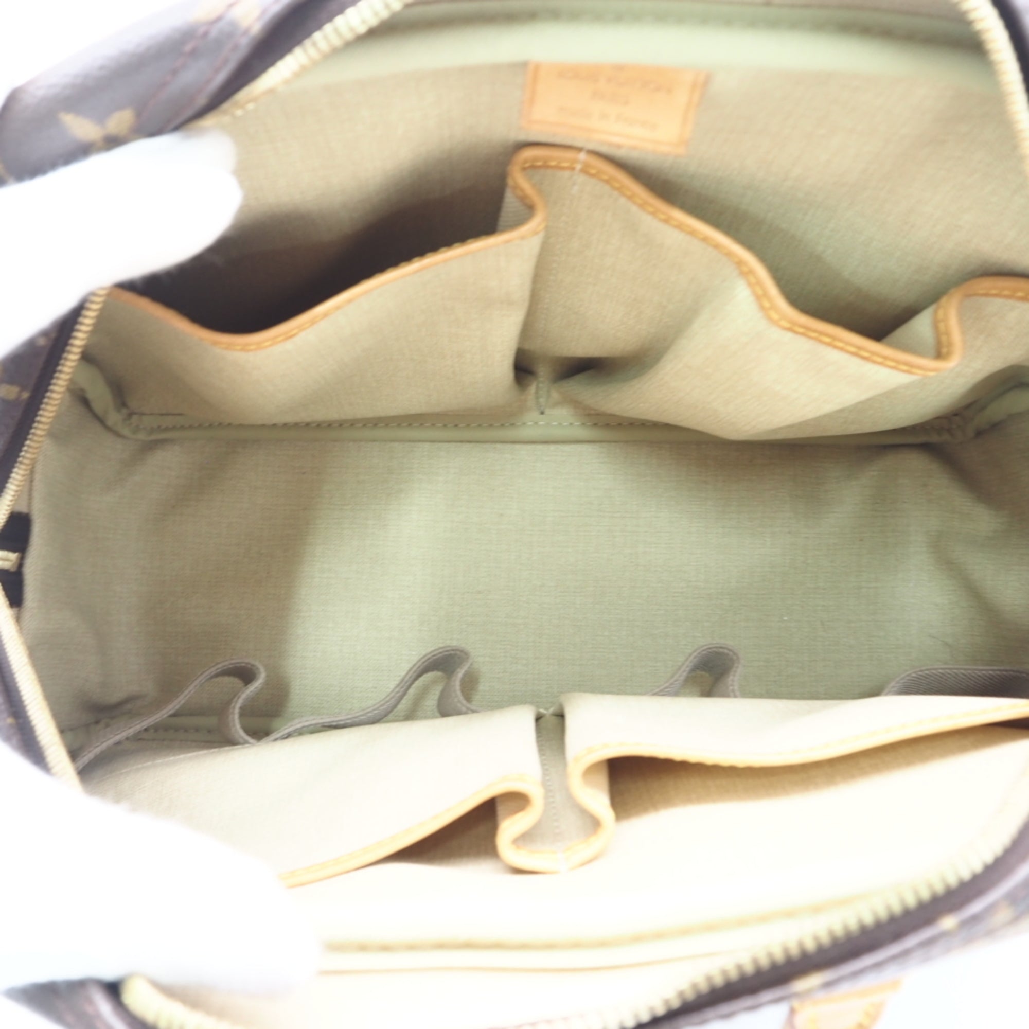 Louis Vuitton Monogram Beige Brown Monogram Handbag (Pre-Owned)