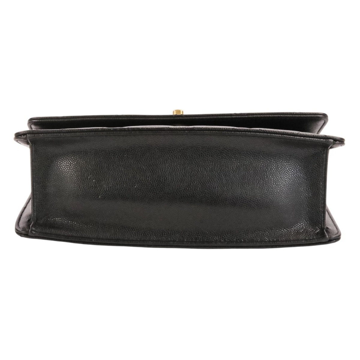 Chanel Black Grained Calfskin Shoulder Bag (Pre-Owned)