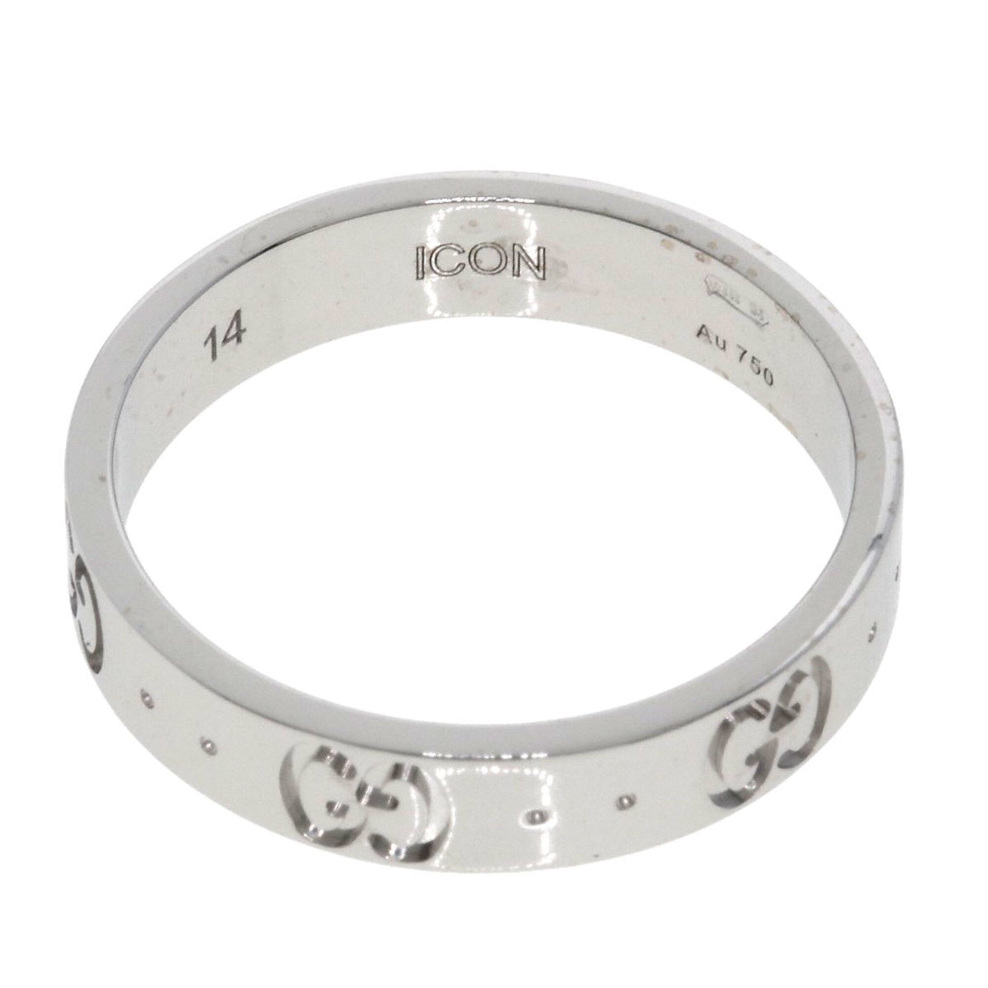 Gucci White Gold (18K) Band Ring (Pre-Owned)