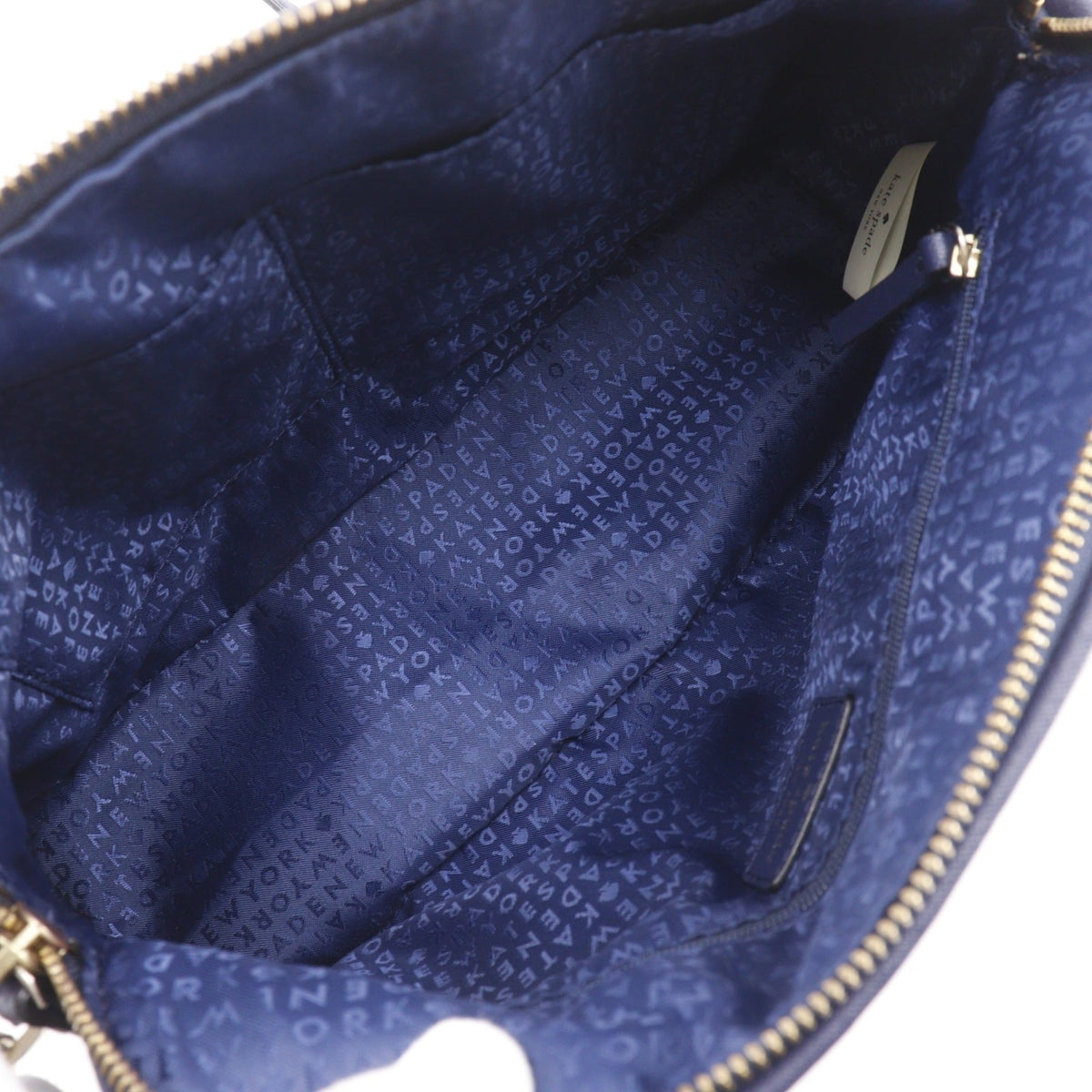 Kate Spade Navy Leather Handbag (Pre-Owned)