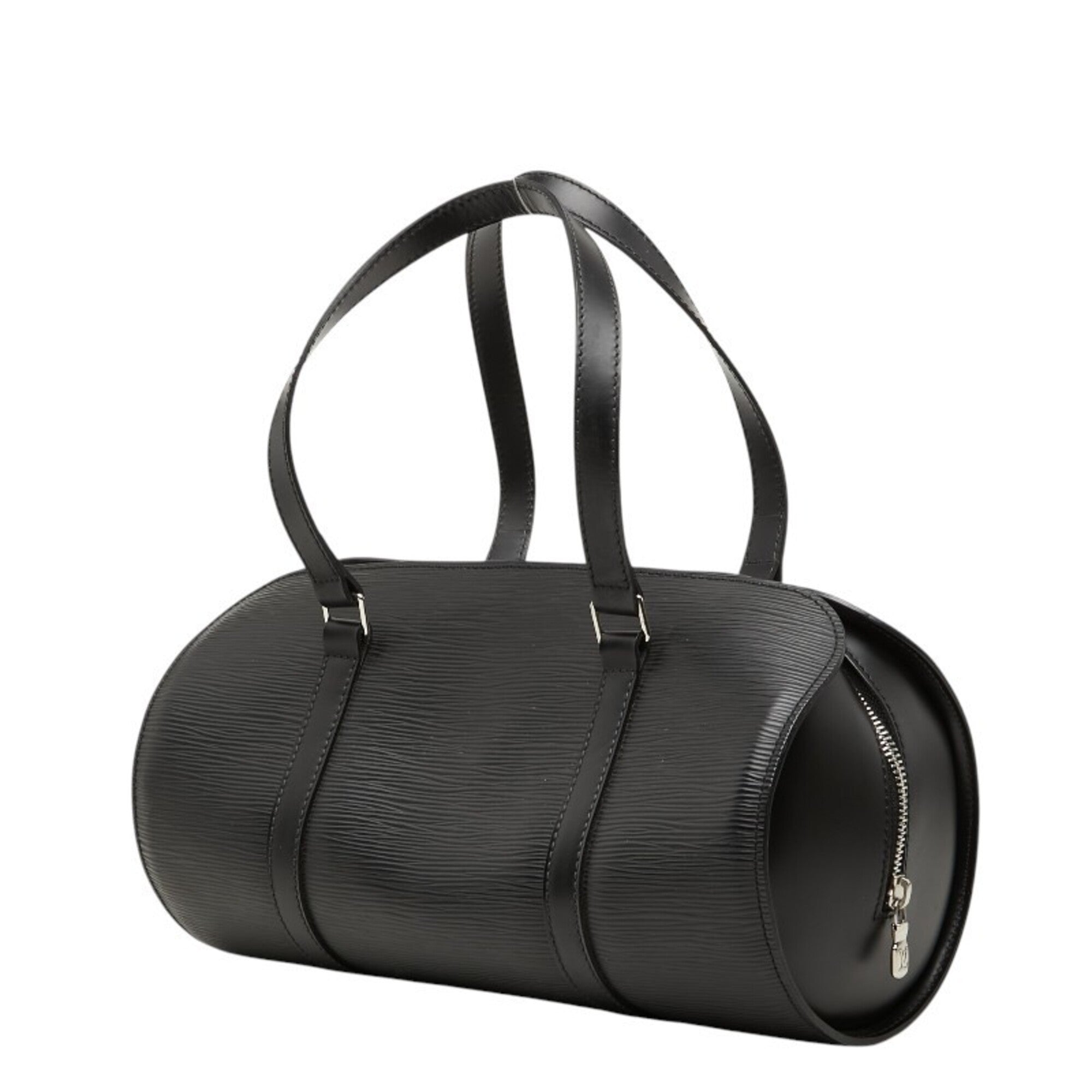 Louis Vuitton Black Noir Leather Handbag (Pre-Owned)