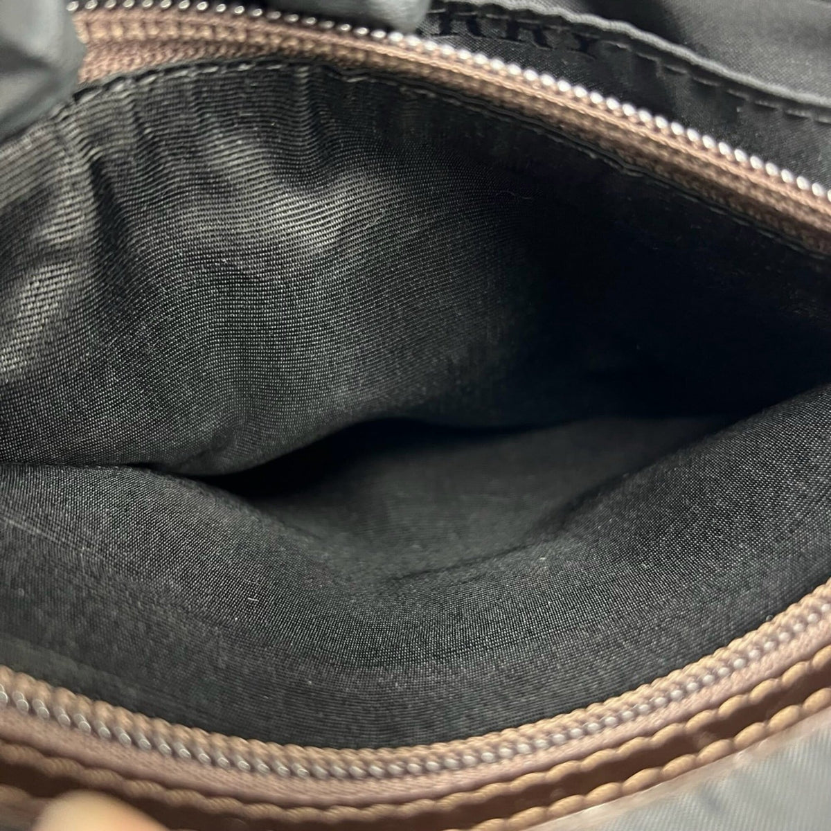 Burberry Beige Brown Canvas Leather Shoulder Bag (Pre-Owned)