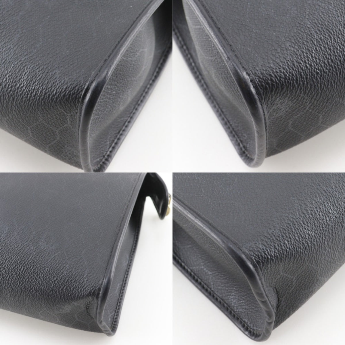 Christian Dior Black Pvc Clutch Bag (Pre-Owned)