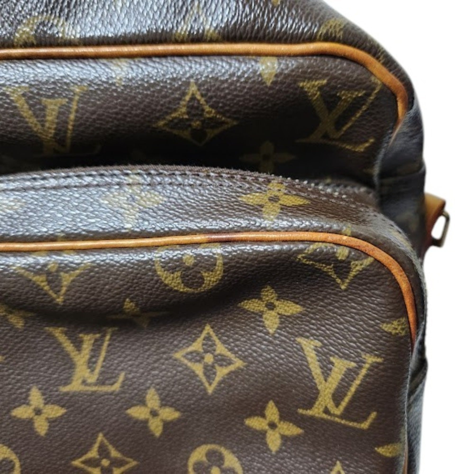 Louis Vuitton Brown Monogram Canvas Shoulder Bag (Pre-Owned)