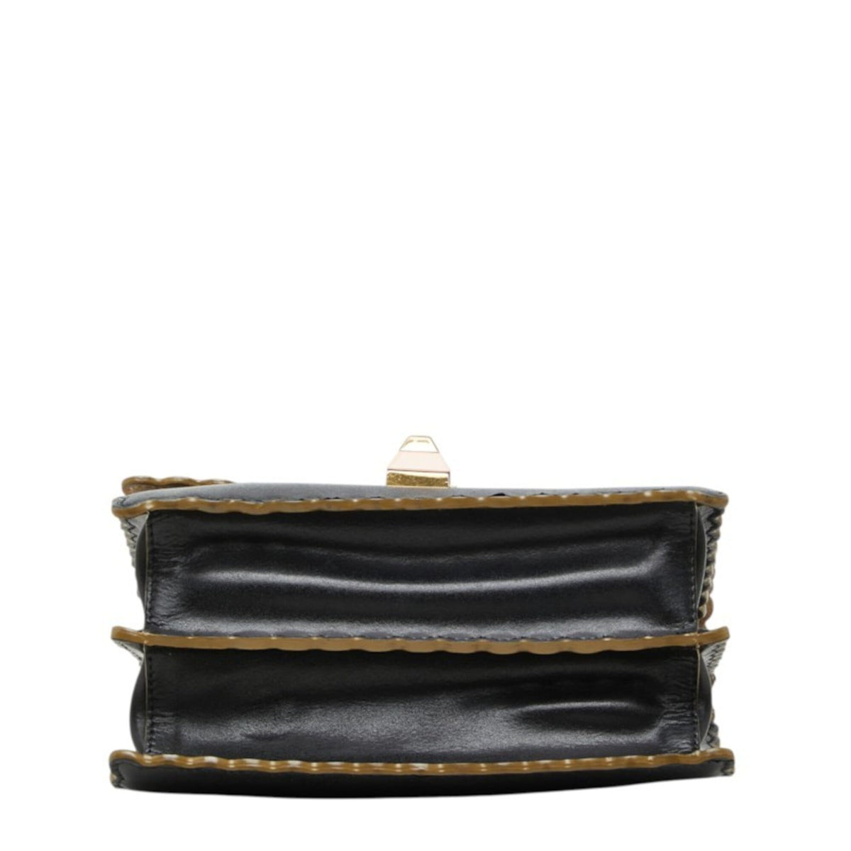 Fendi Black Leather Shoulder Bag (Pre-Owned)