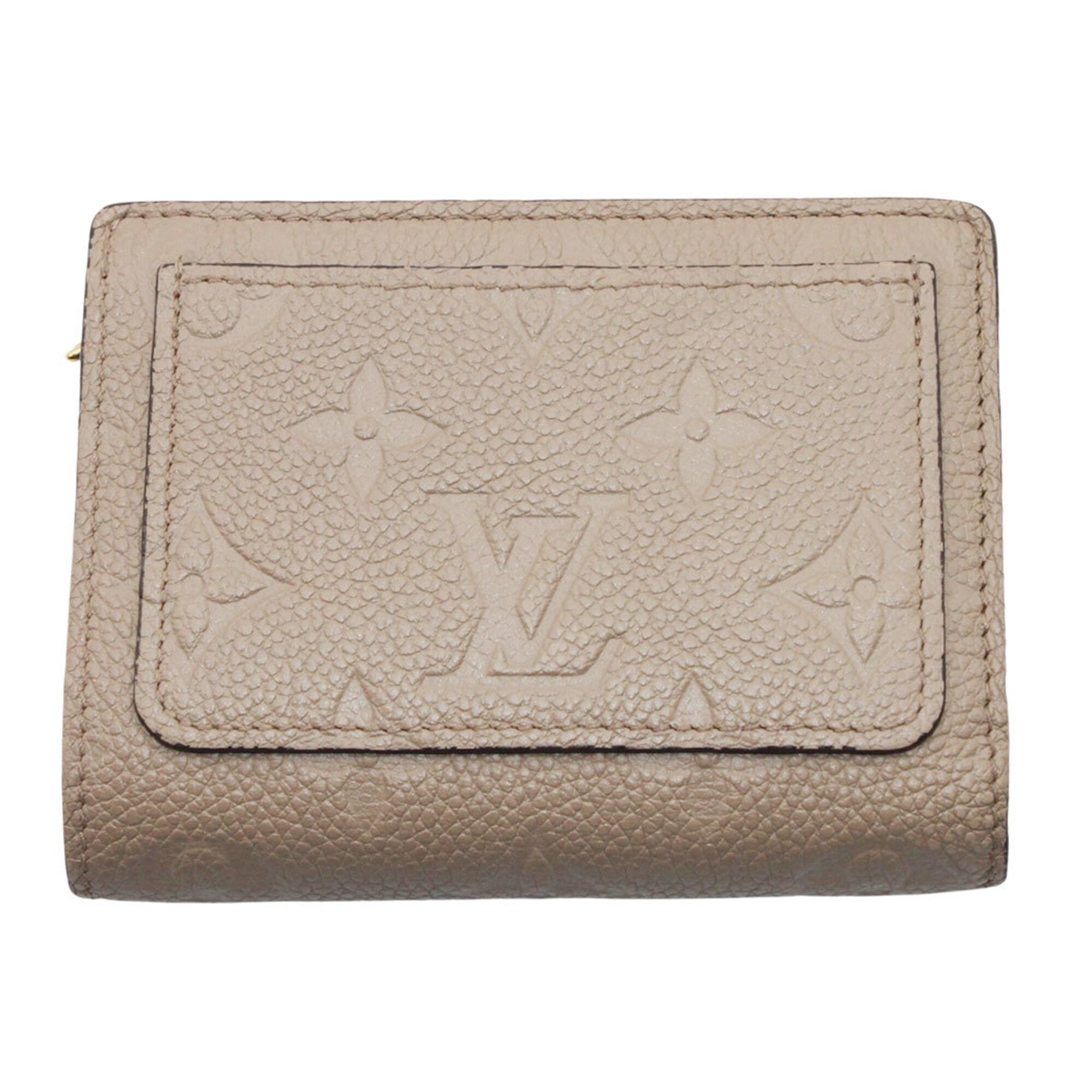 Louis Vuitton Monogram Empreinte Beige Black Monogram Empreinte Wallet (Bi-Fold) (Pre-Owned)