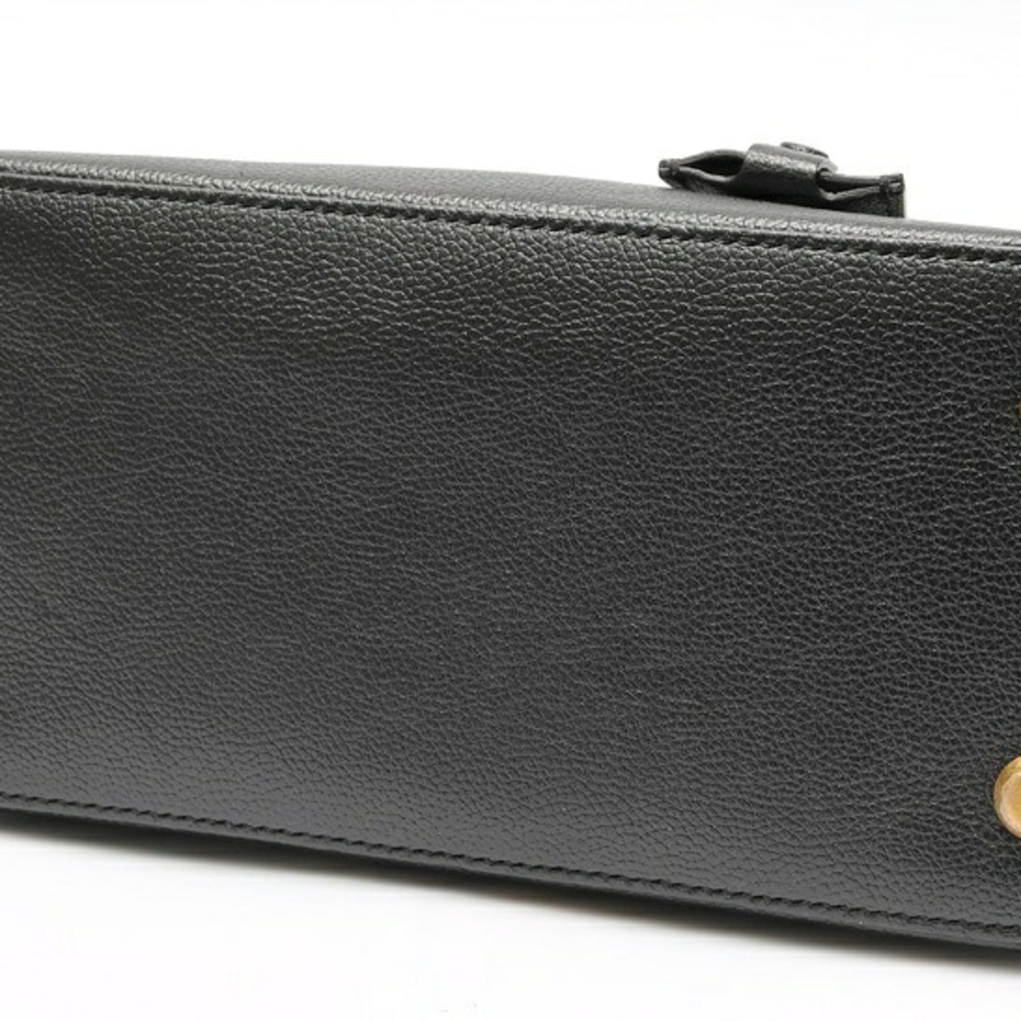 Balenciaga Black Leather Shoulder Bag (Pre-Owned)