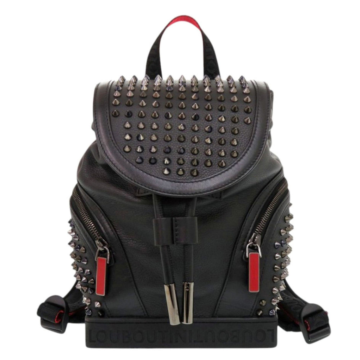 Christian Louboutin Black Leather Backpack (Pre-Owned)