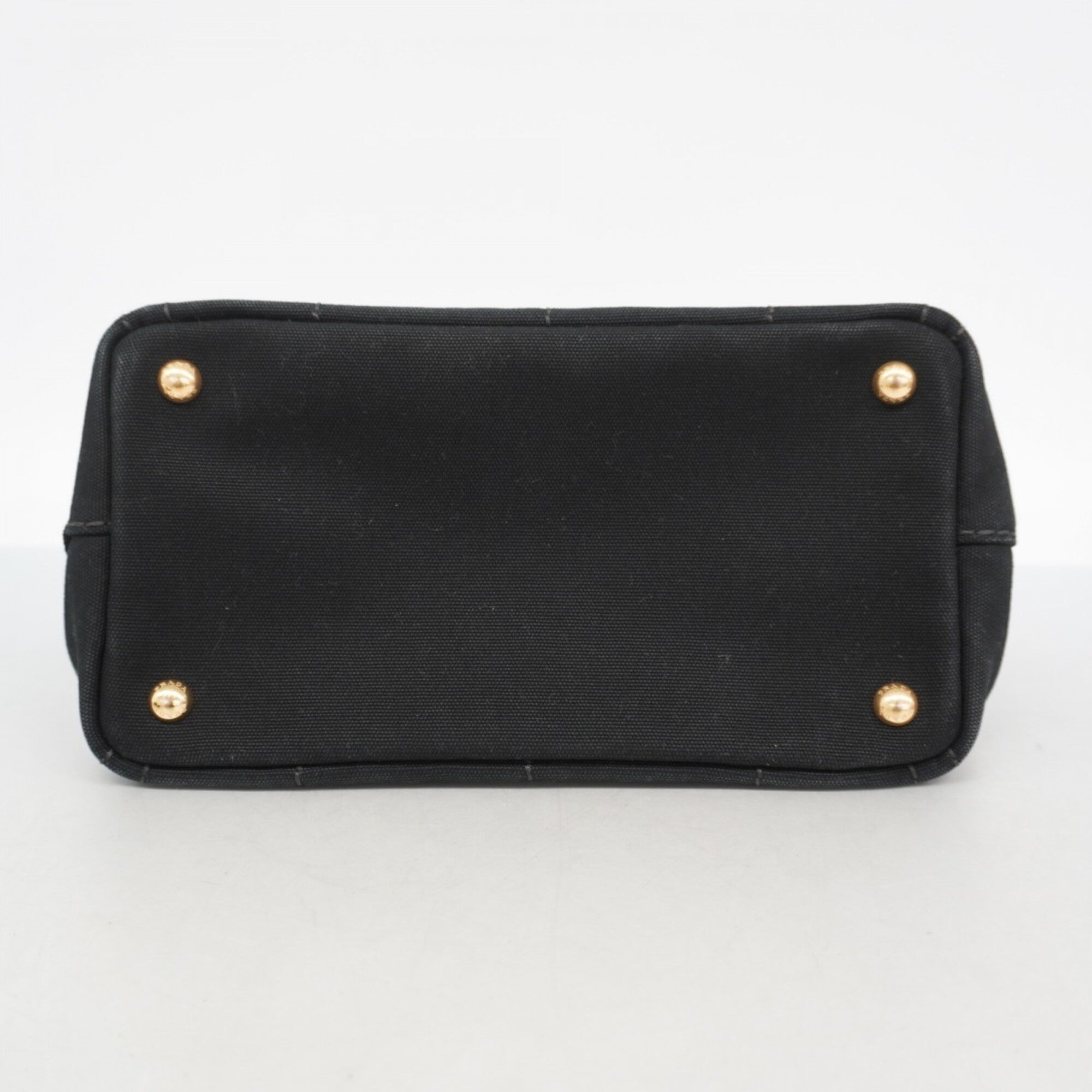 Prada Black Canvas Handbag (Pre-Owned)