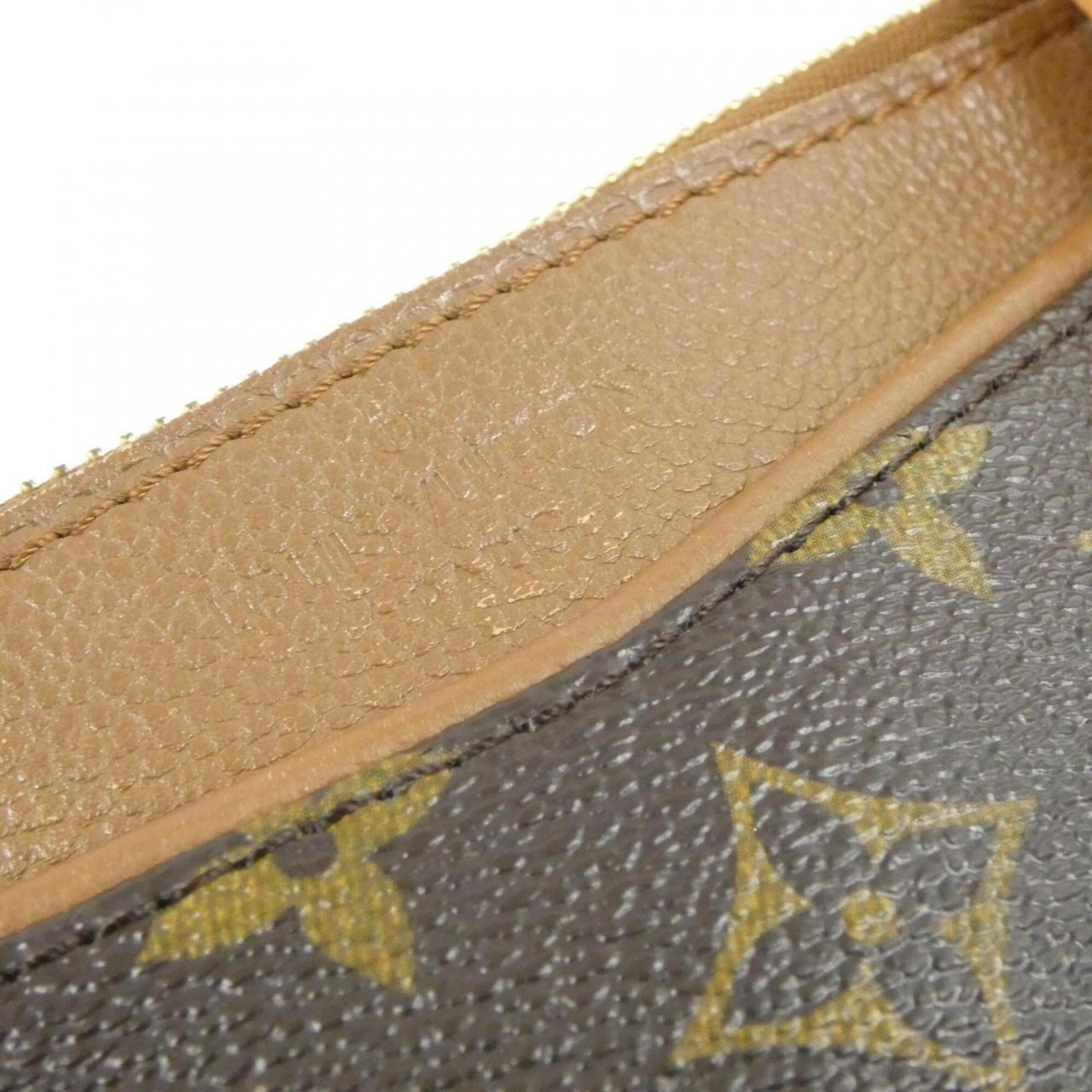 Louis Vuitton Marron Coated Canvas Handbag (Pre-Owned)