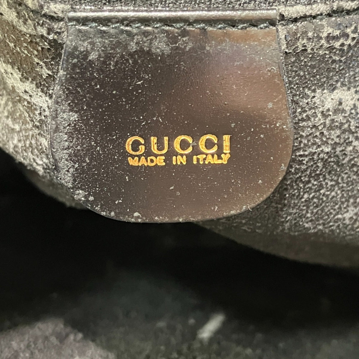 Gucci Black Leather Backpack (Pre-Owned)