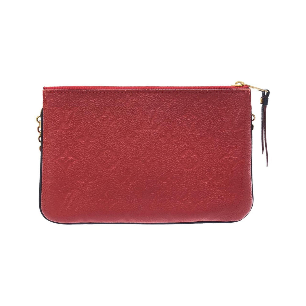 Louis Vuitton Marine Rouge Leather Pochette Shoulder Bag (Pre-Owned)