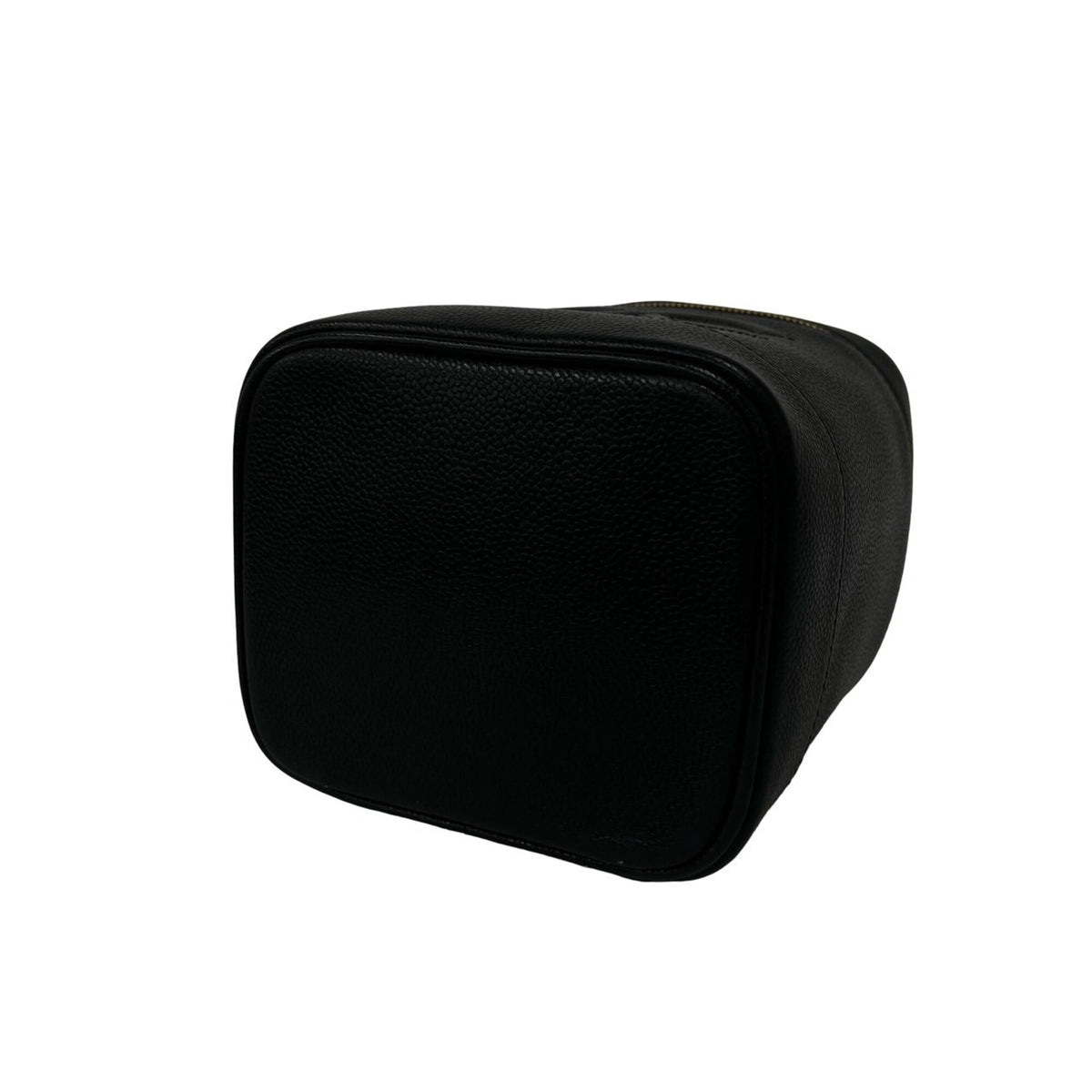 Chanel Black Grained Calfskin Handbag Vanity Bag (Pre-Owned)