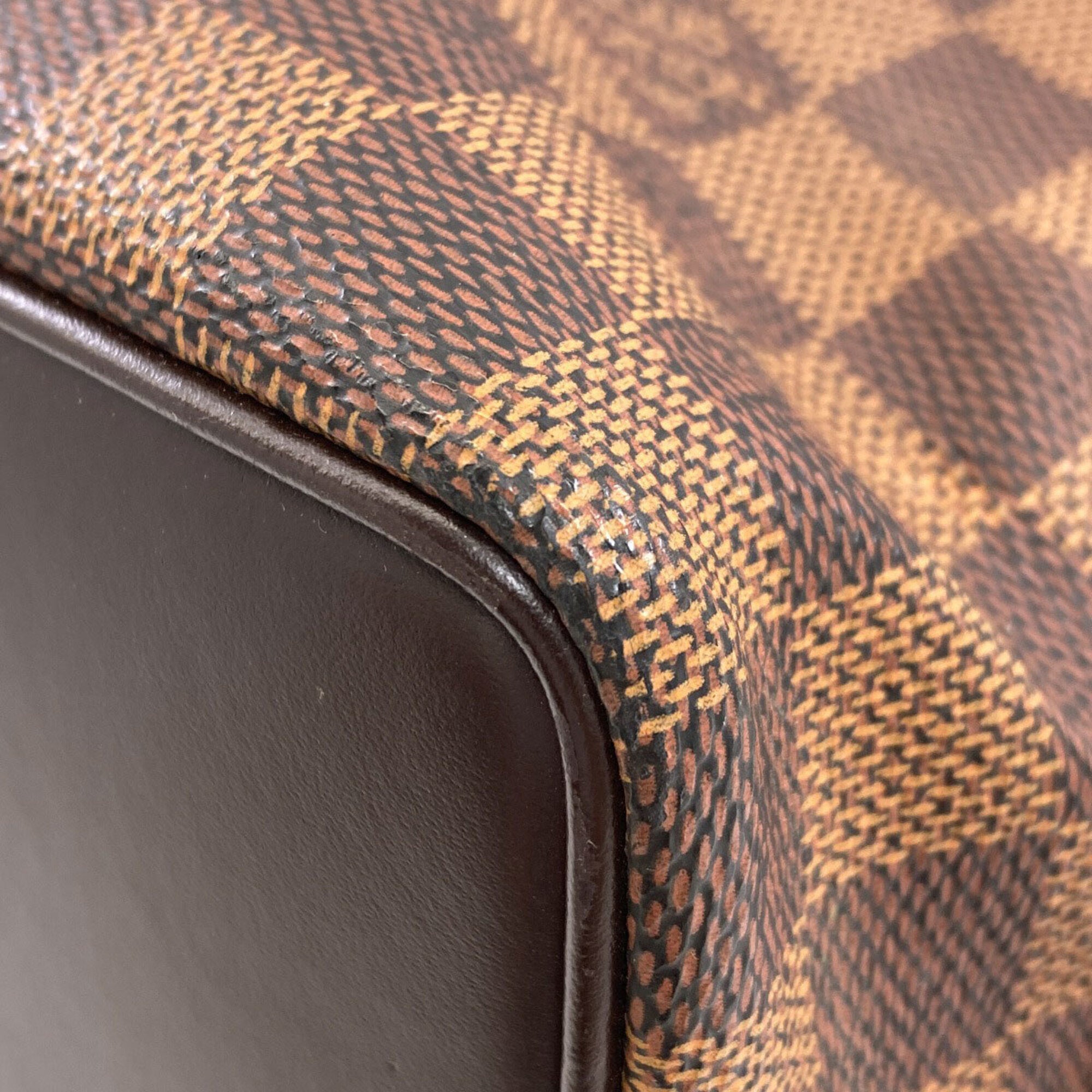 Louis Vuitton Damier Canvas Ebene Damier Canvas Tote Bag (Pre-Owned)