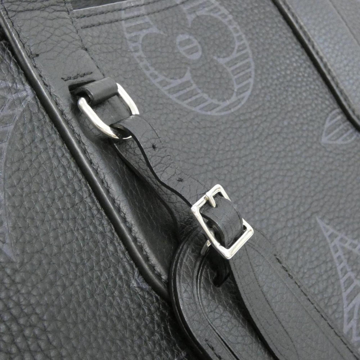 Louis Vuitton Black Leather Handbag Pouch (Pre-Owned)
