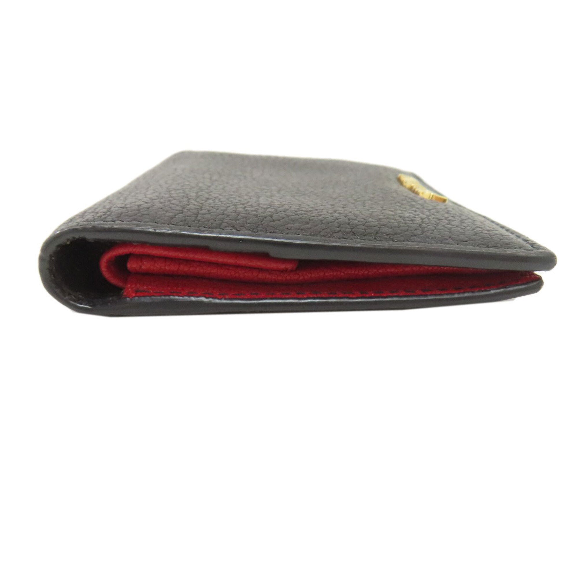Miu Miu Black Leather Wallet (Bi-Fold) (Pre-Owned)