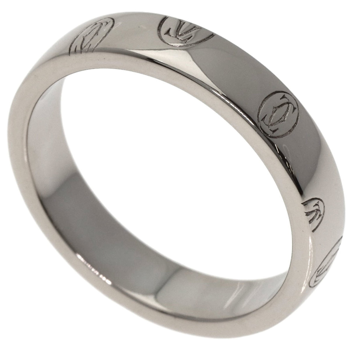 Cartier Happy Birthday White Gold (18K) Band Ring (Pre-Owned)