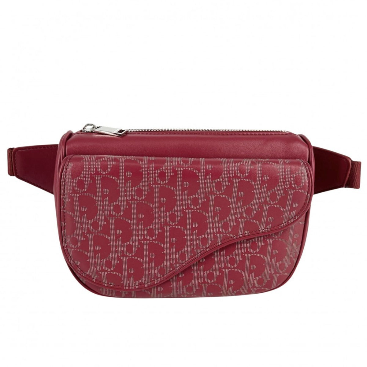 Christian Dior Red Color Leather Sling Bag (Pre-Owned)