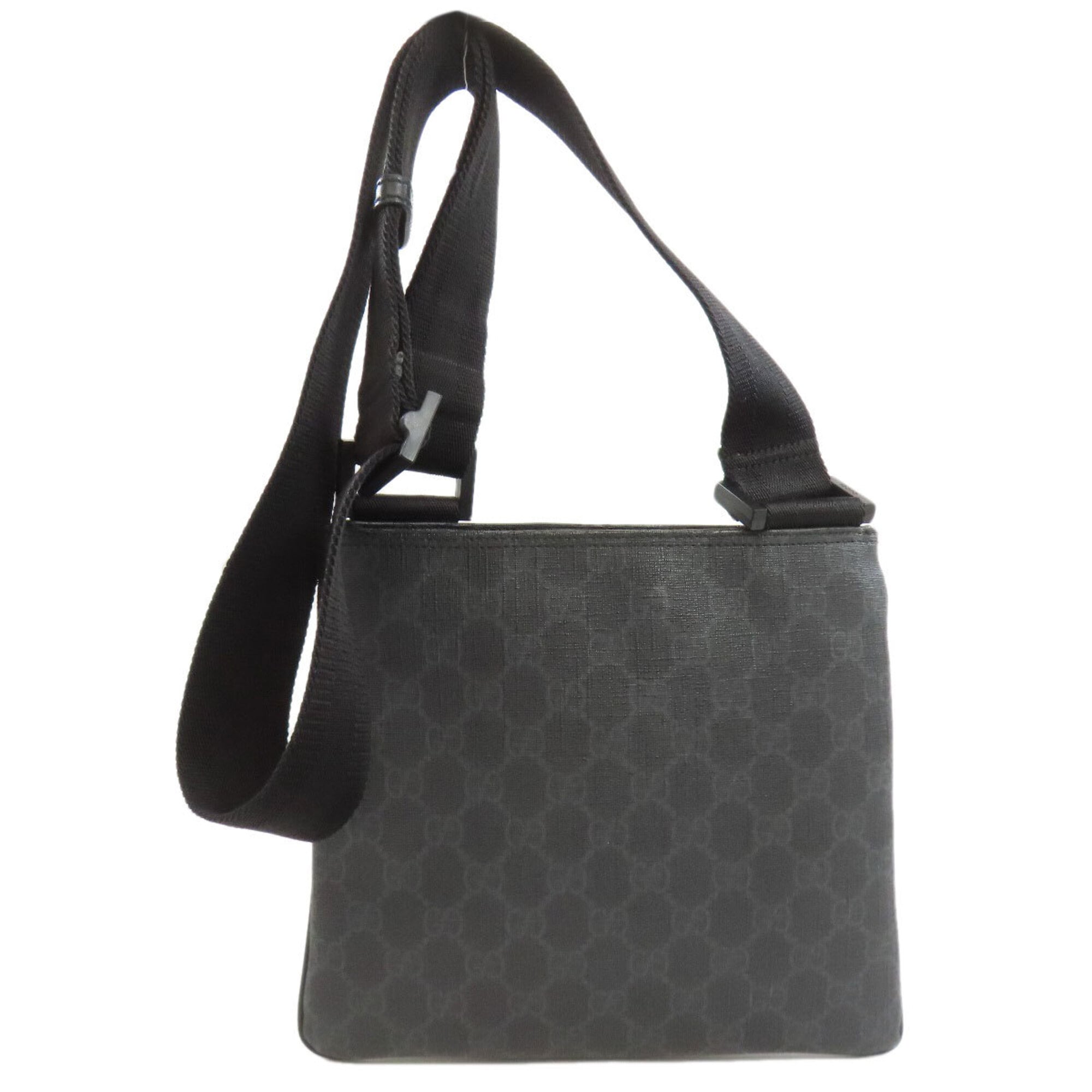 Gucci Black Gg Supreme Shoulder Bag (Pre-Owned)