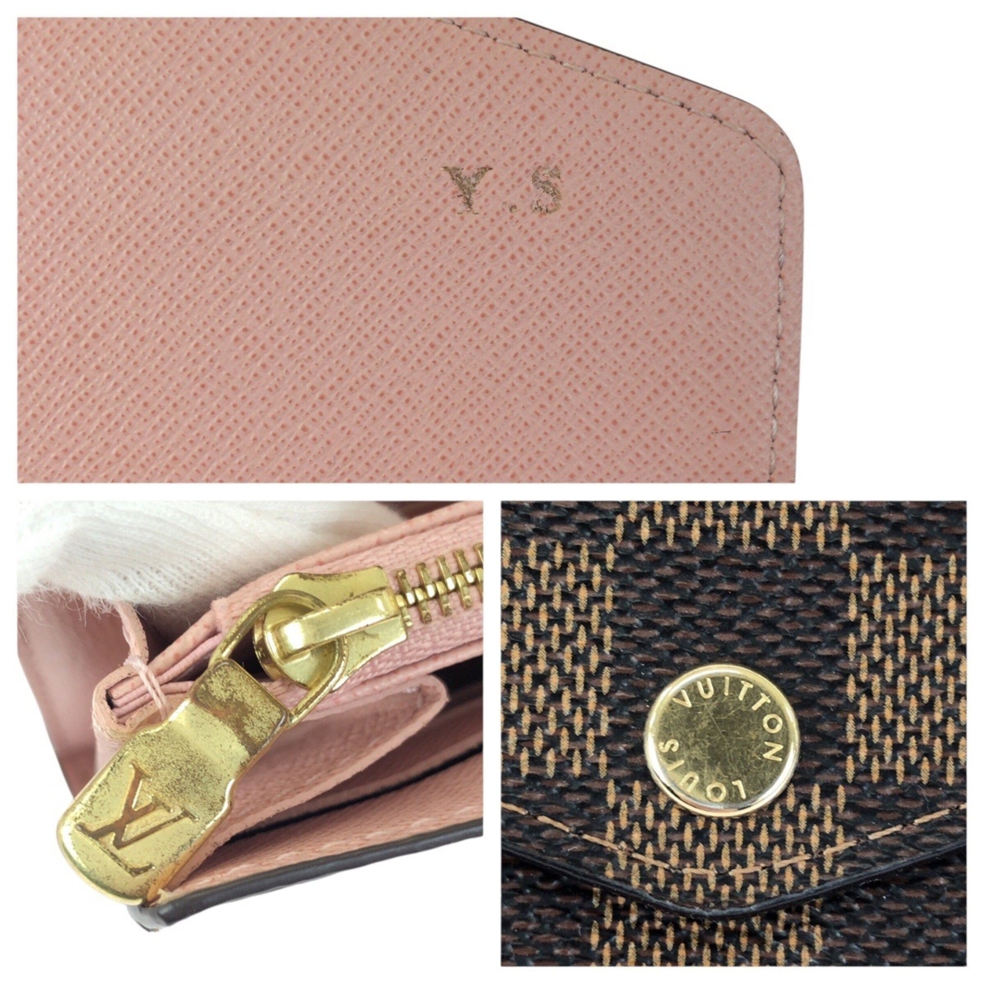 Louis Vuitton Brown Pvc Long Wallet (Bi-Fold) (Pre-Owned)