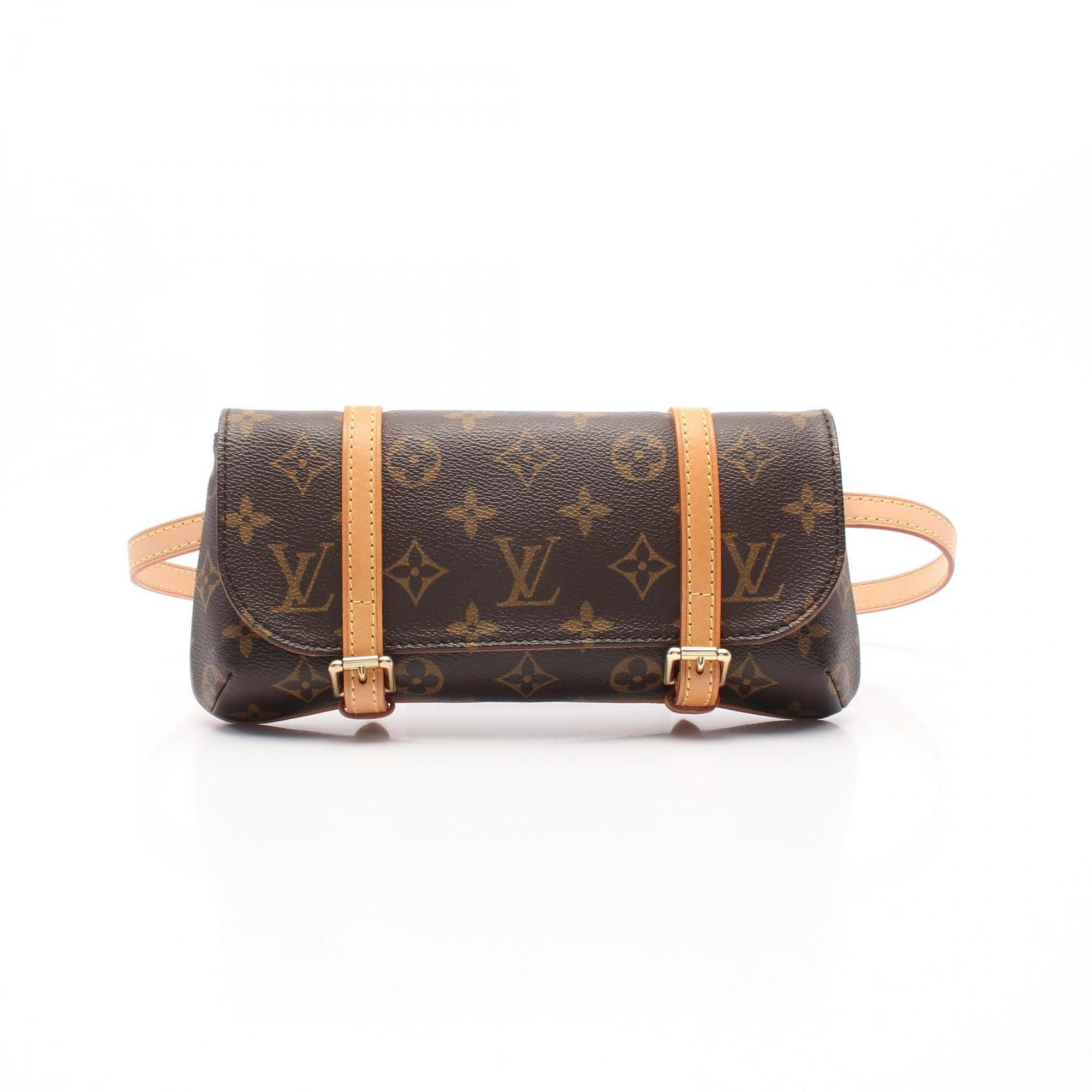 Louis Vuitton Brown Pvc Leather Fanny Pack Pochette (Pre-Owned)