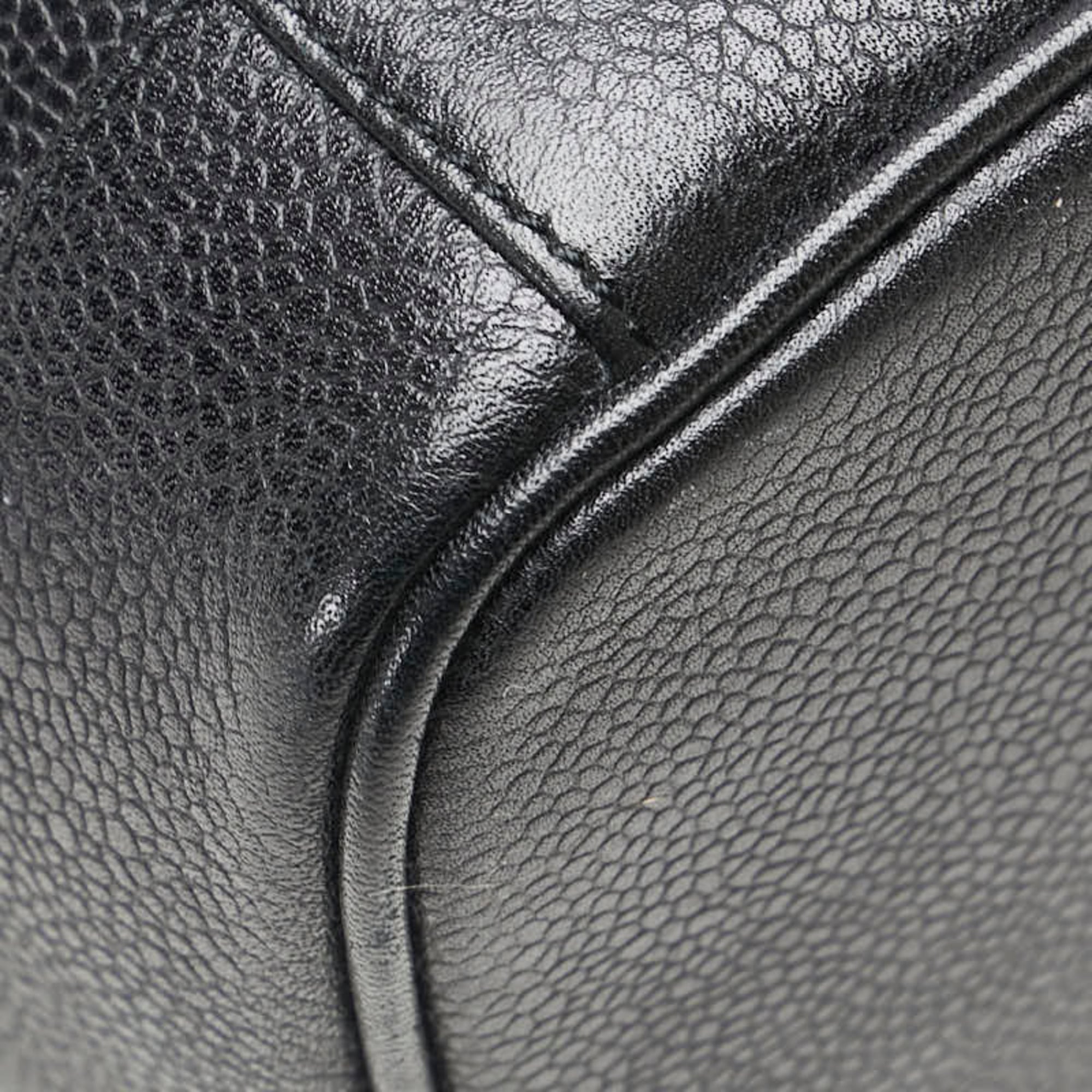 Chanel Black Grained Calfskin Vanity Bag (Pre-Owned)