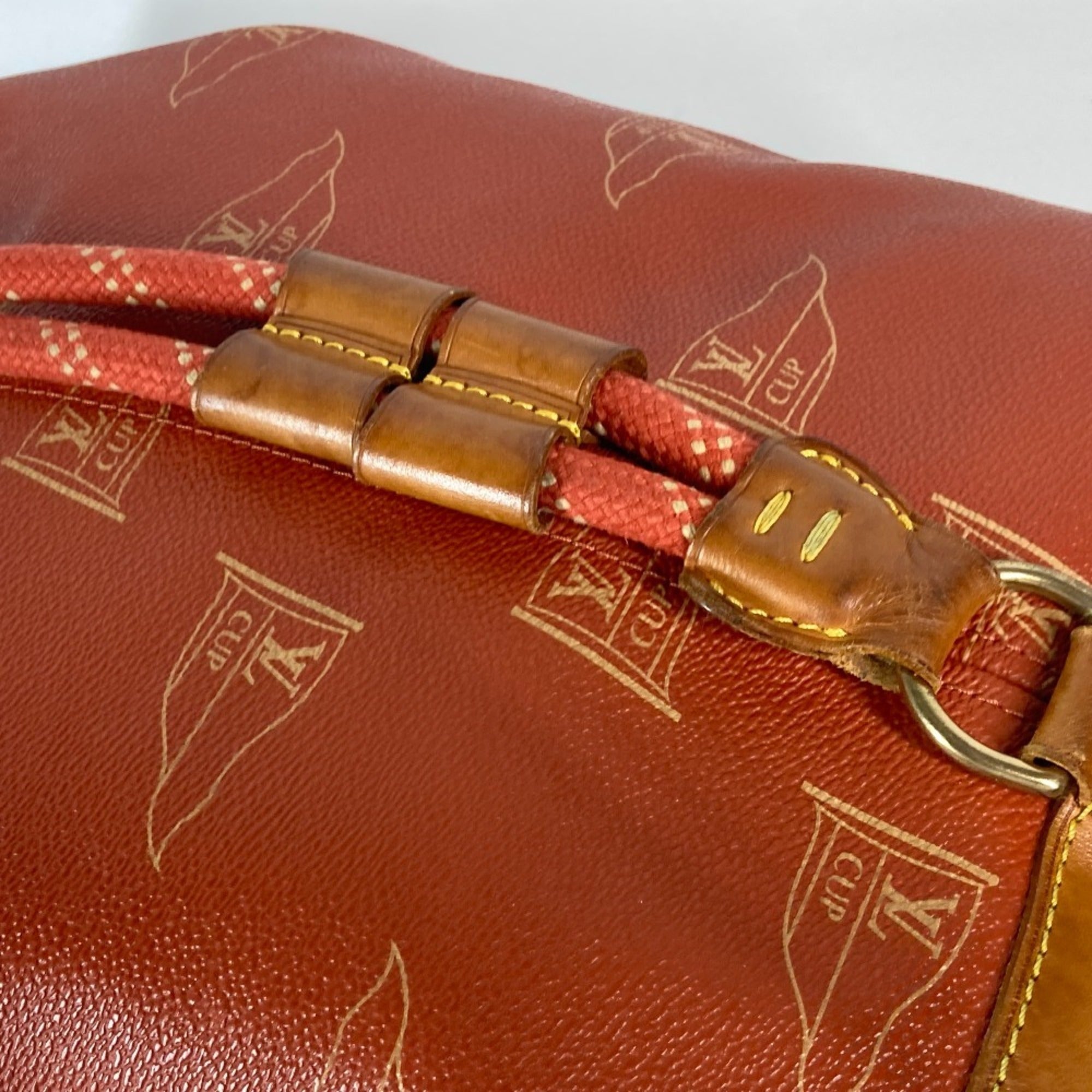 Louis Vuitton Brown Pvc Leather Shoulder Bag (Pre-Owned)