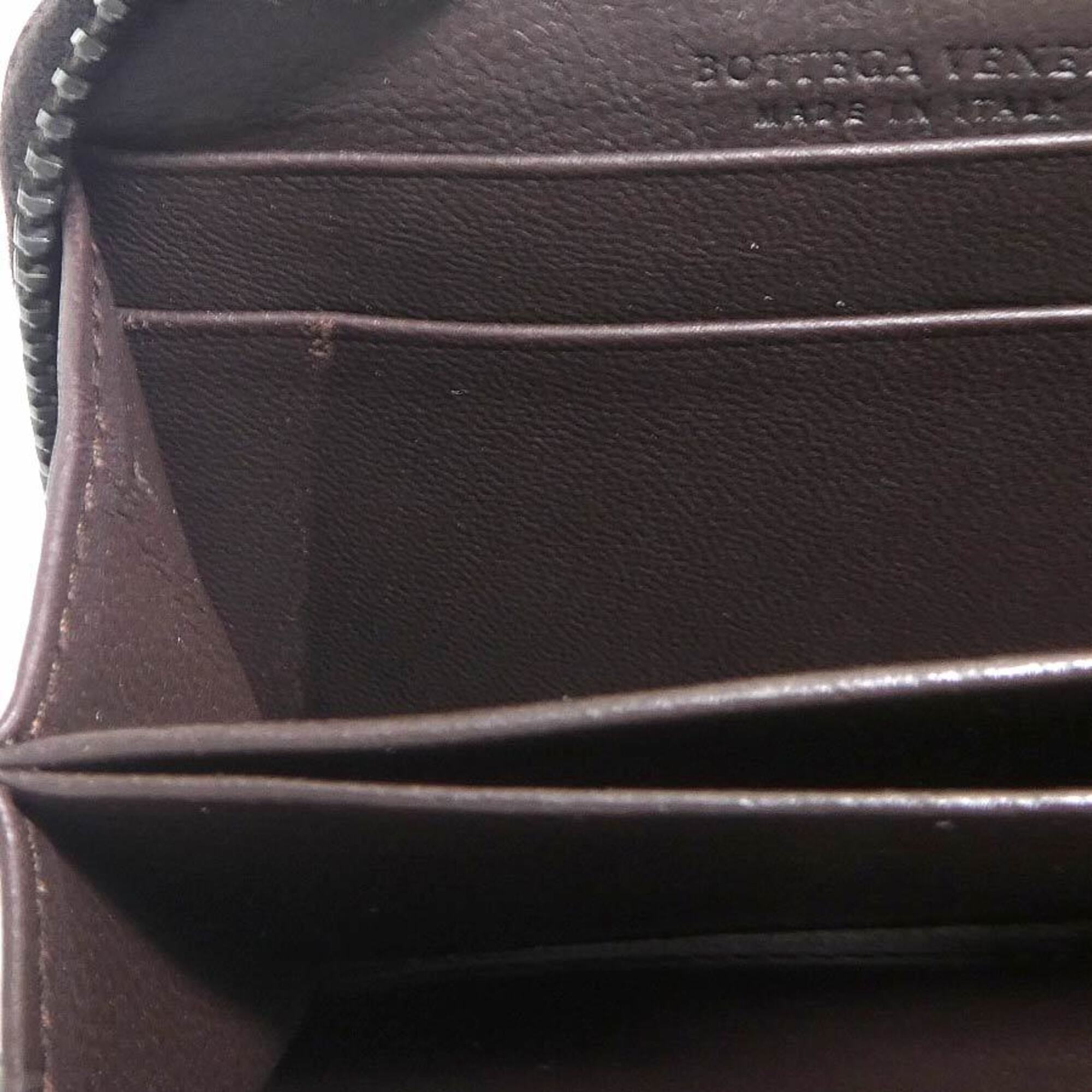 Bottega Veneta Brown Intrecciato Coin Purse/Coin Case (Pre-Owned)