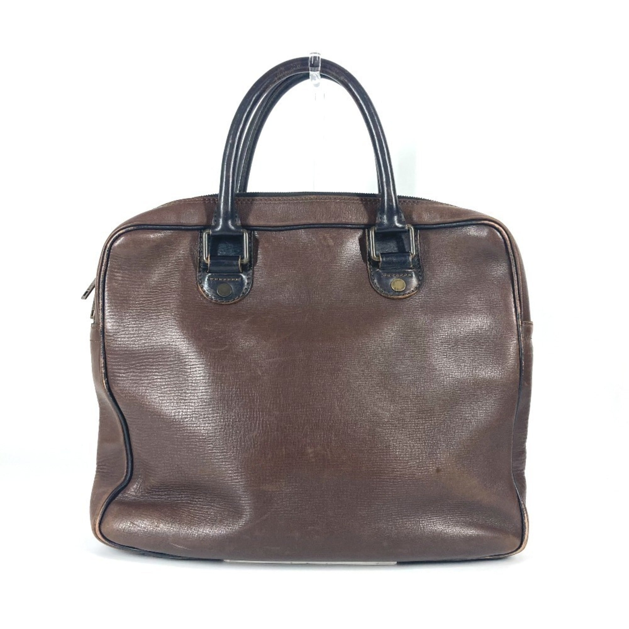 Louis Vuitton Brown Galle Utah Leather Briefcase Handbag Tote Bag (Pre-Owned)