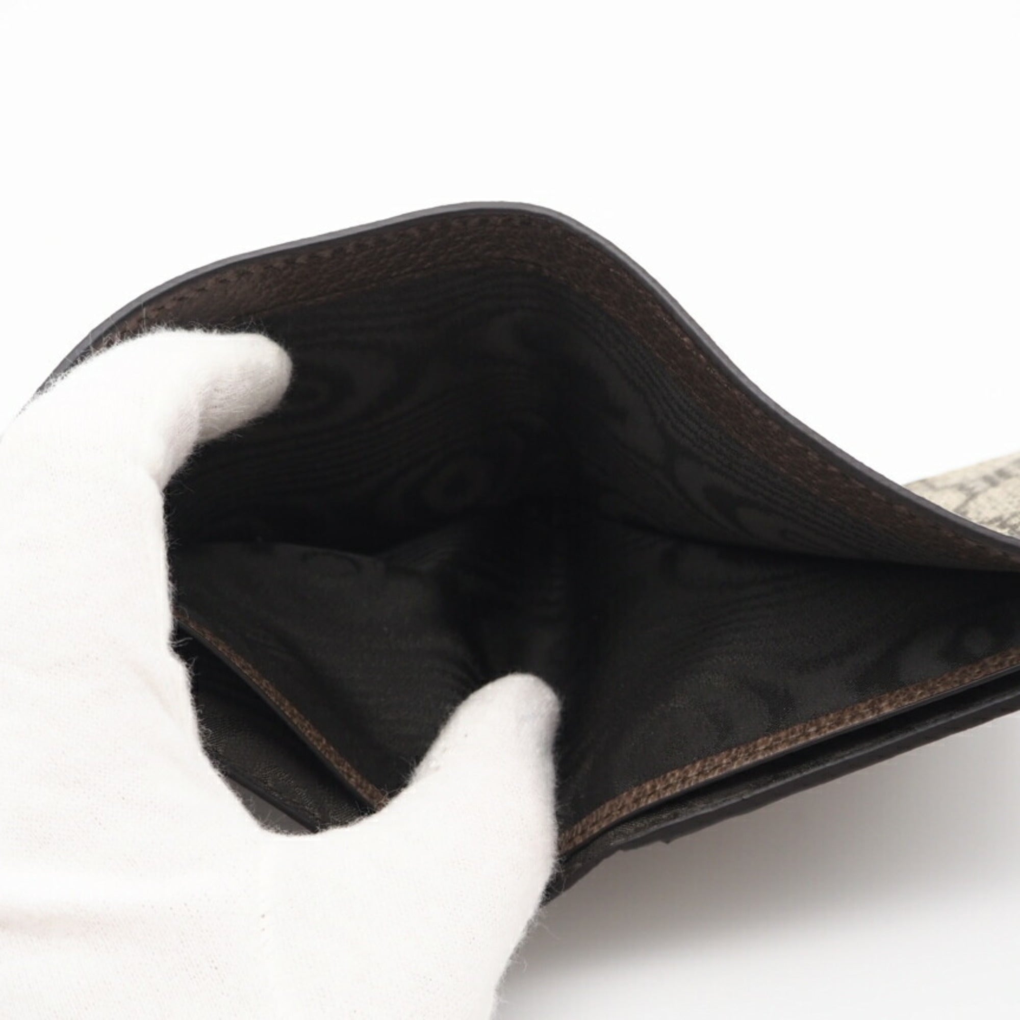 Balenciaga Beige Coated Canvas Leather Wallet (Bi-Fold) (Pre-Owned)