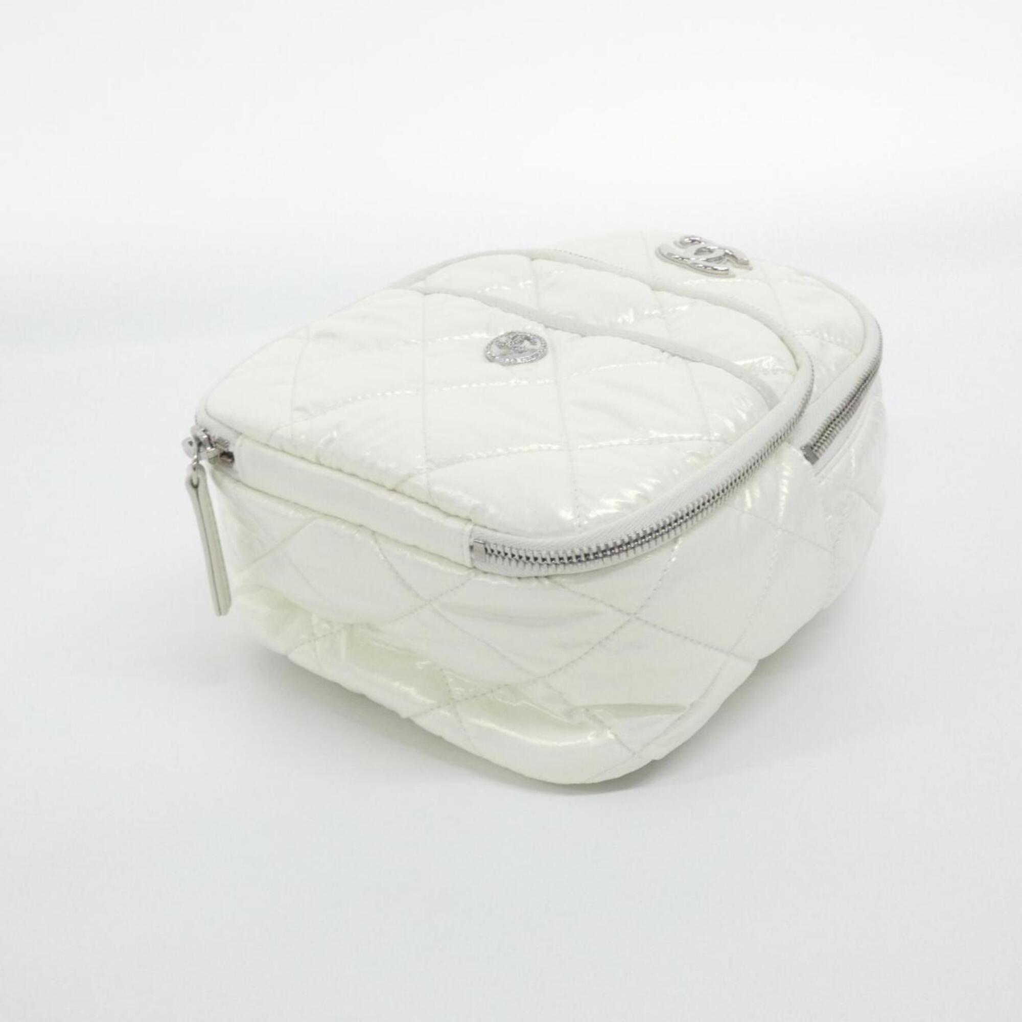 Chanel White Nylon Backpack (Pre-Owned)