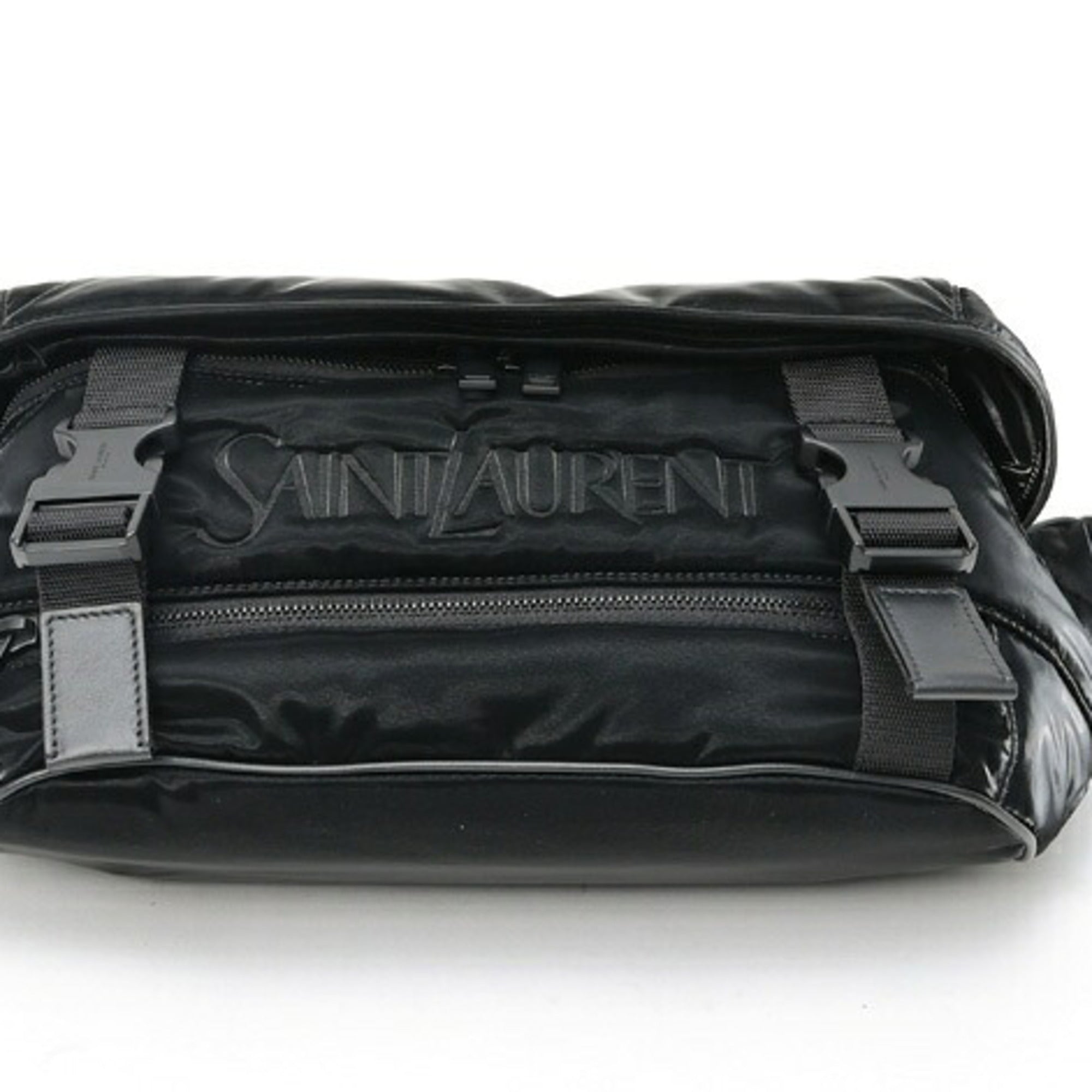 Saint Laurent Black Nylon Sling Bag (Pre-Owned)
