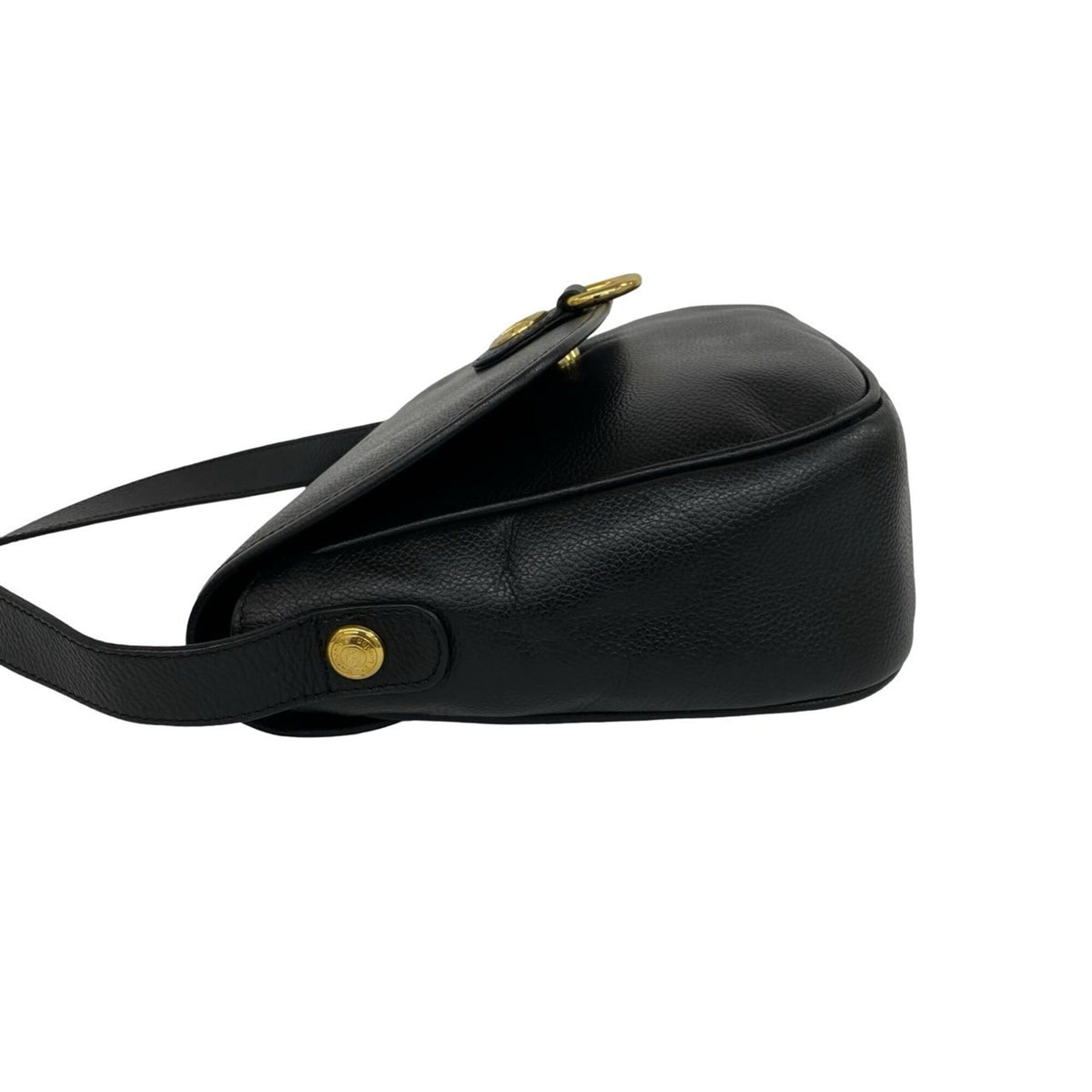 Burberry Black Leather Pochette Shoulder Bag (Pre-Owned)