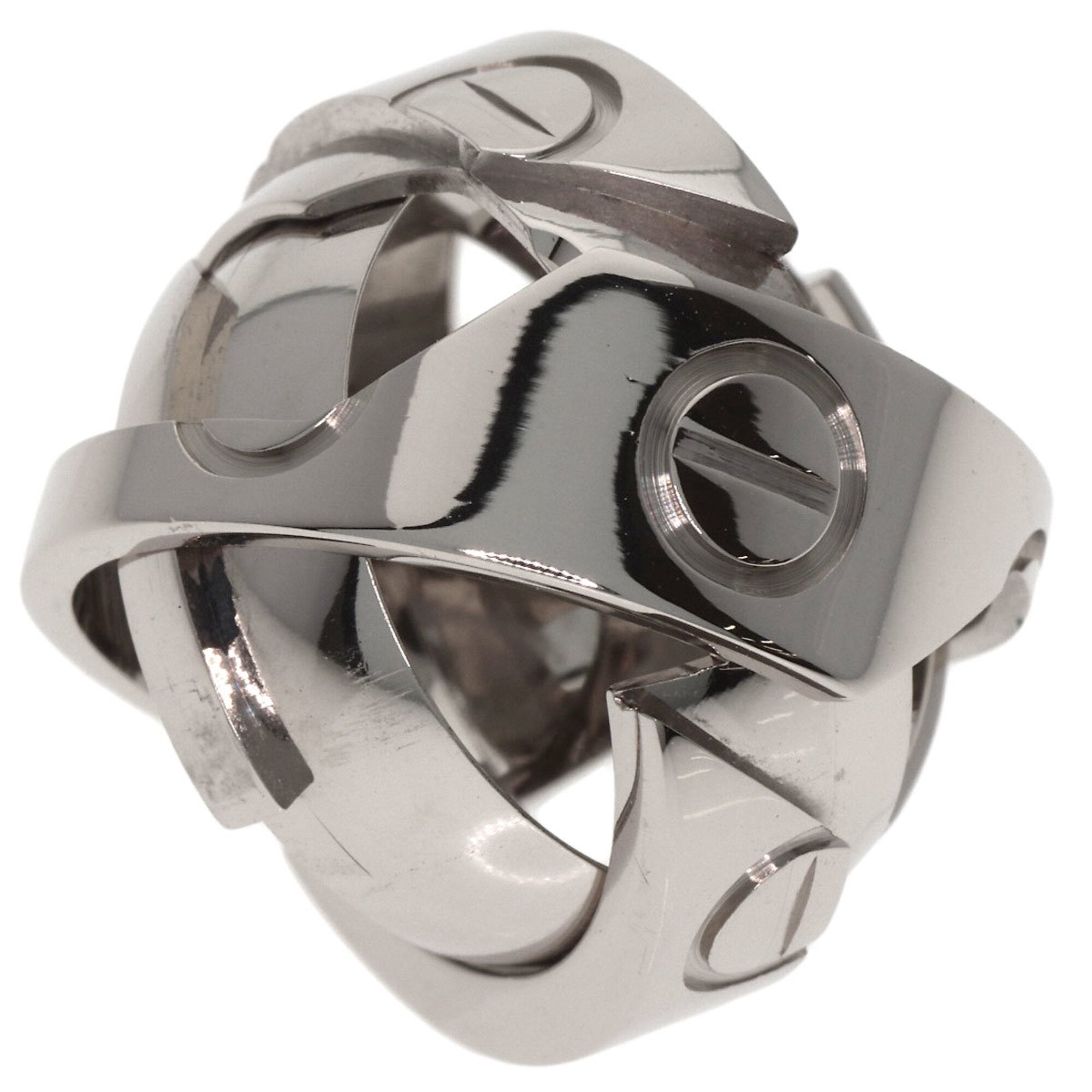 Cartier White Gold White Gold (18K) Band Ring (Pre-Owned)