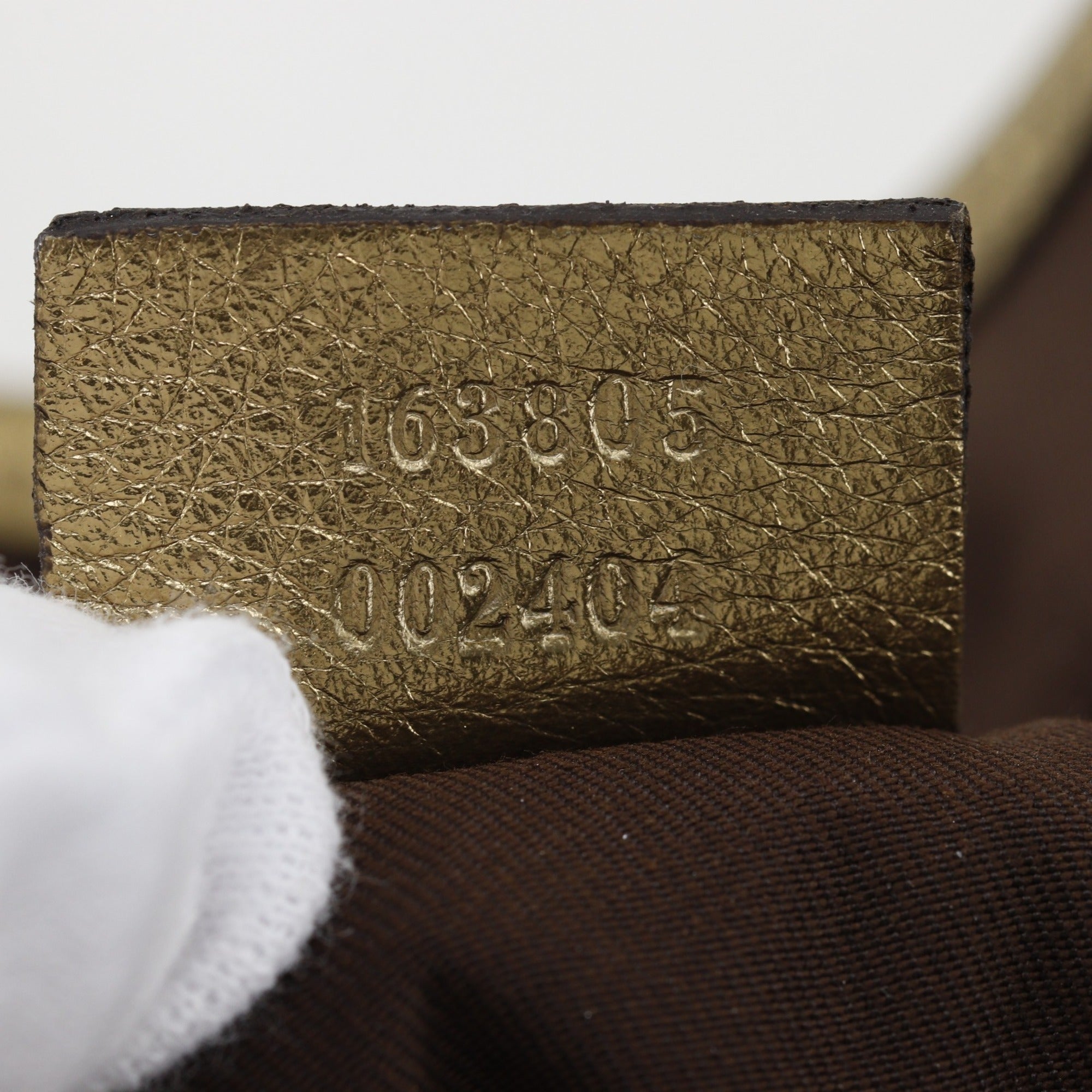 Gucci Gold Gg Canvas Tote Bag (Pre-Owned)