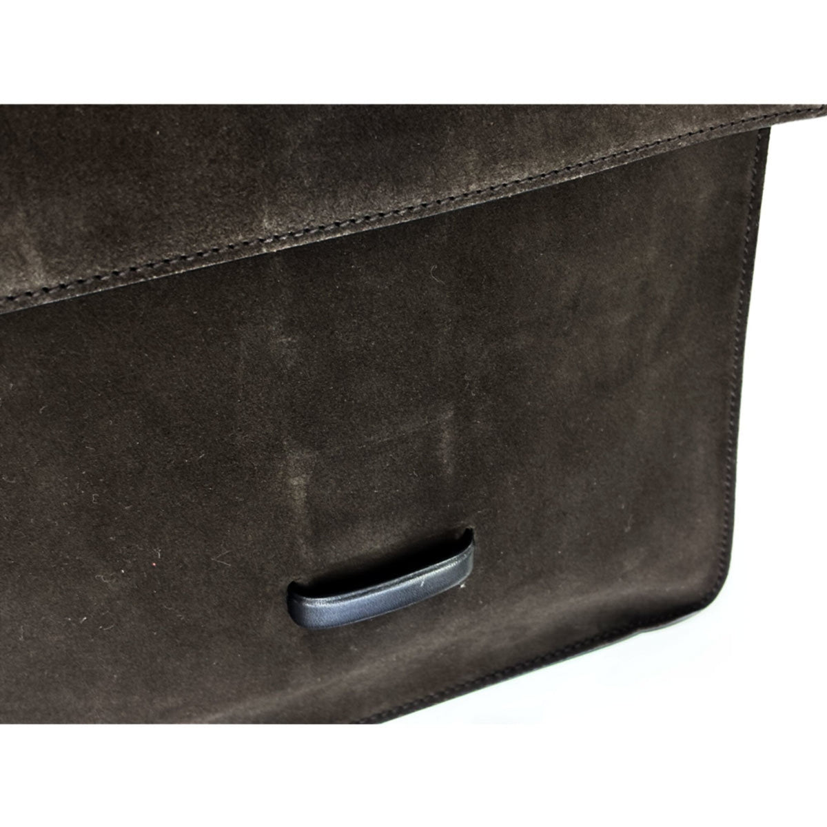 Gucci Black Brown Suede Leather Shoulder Bag (Pre-Owned)