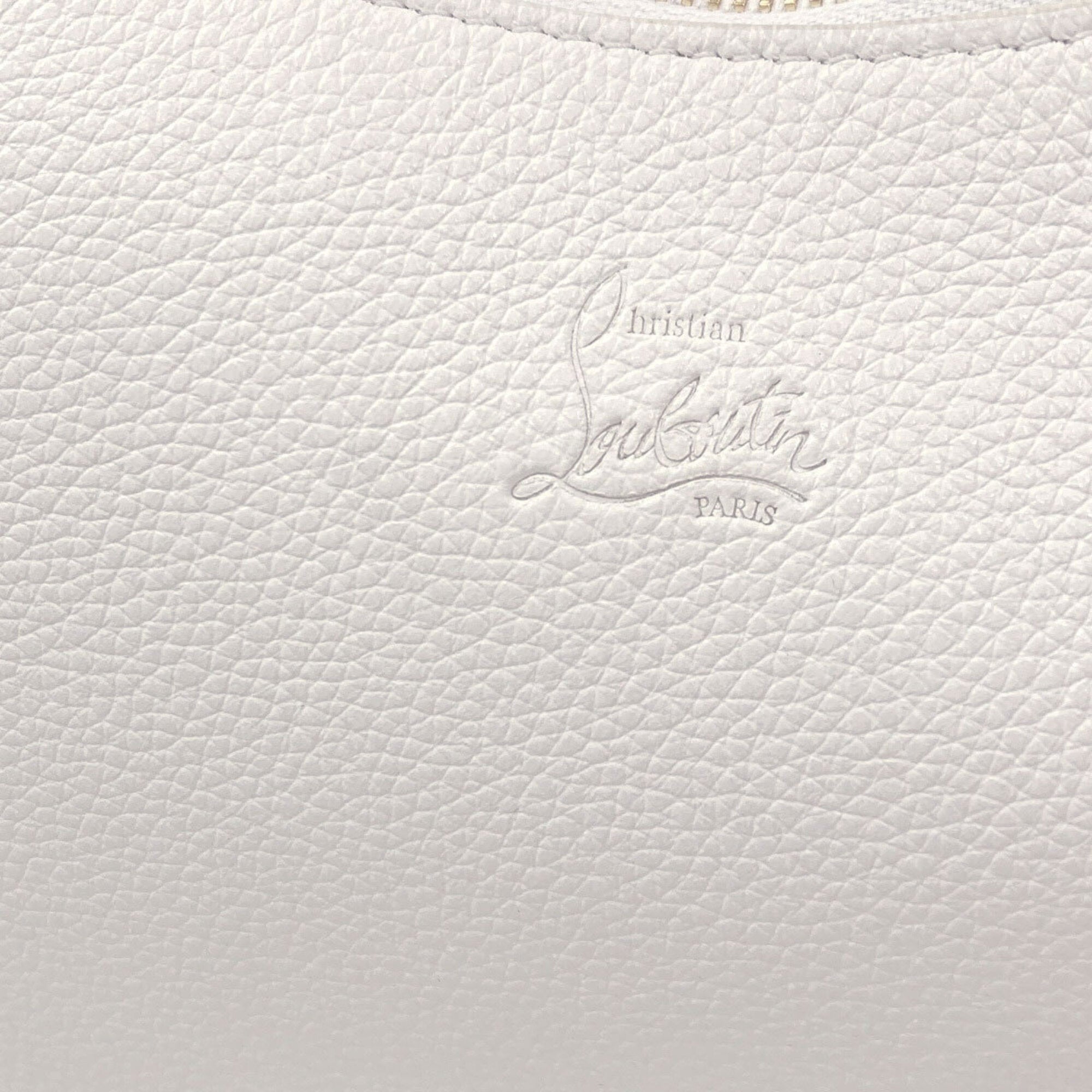 Christian Louboutin White Leather Shoulder Bag (Pre-Owned)