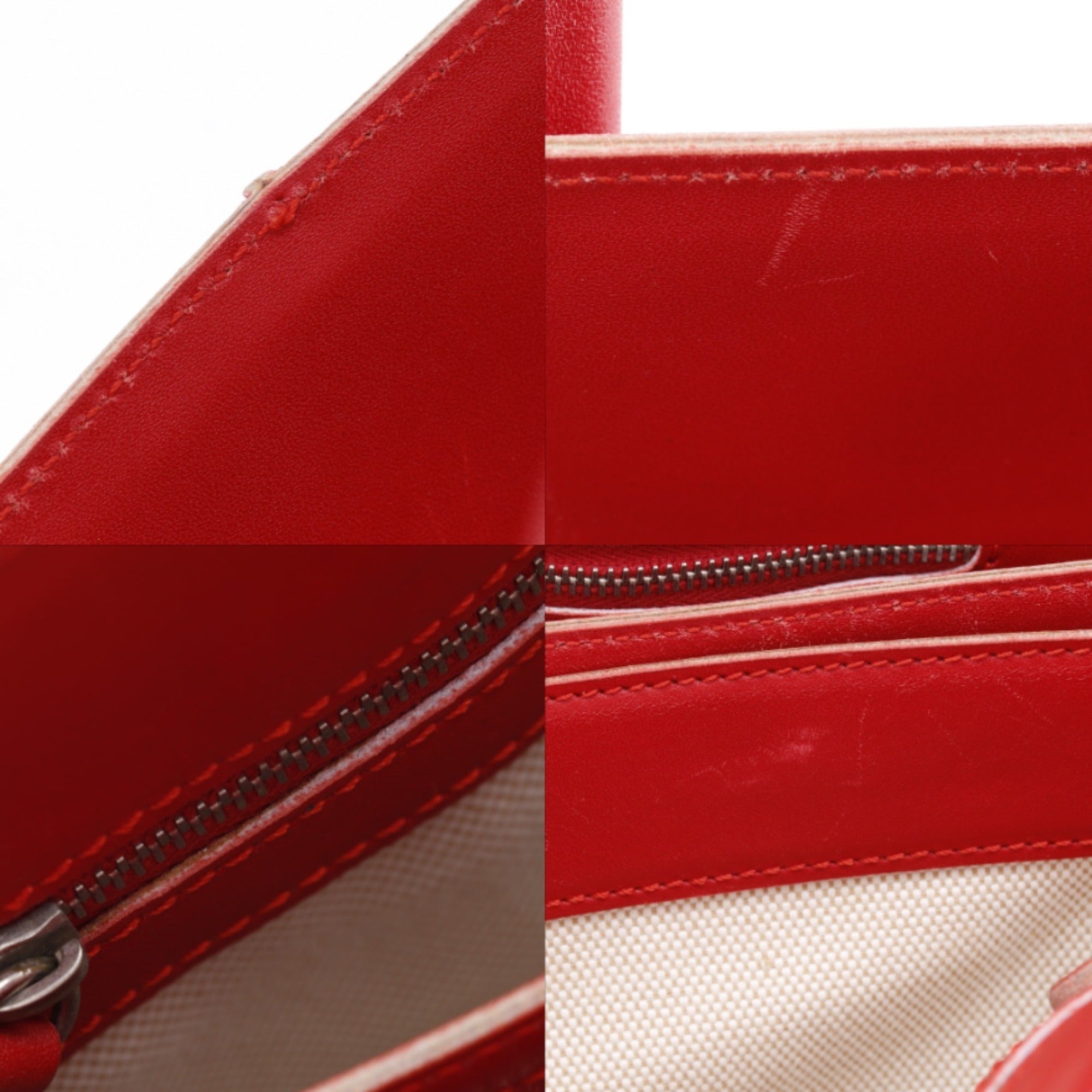 Tod's Red Color Leather Handbag (Pre-Owned)