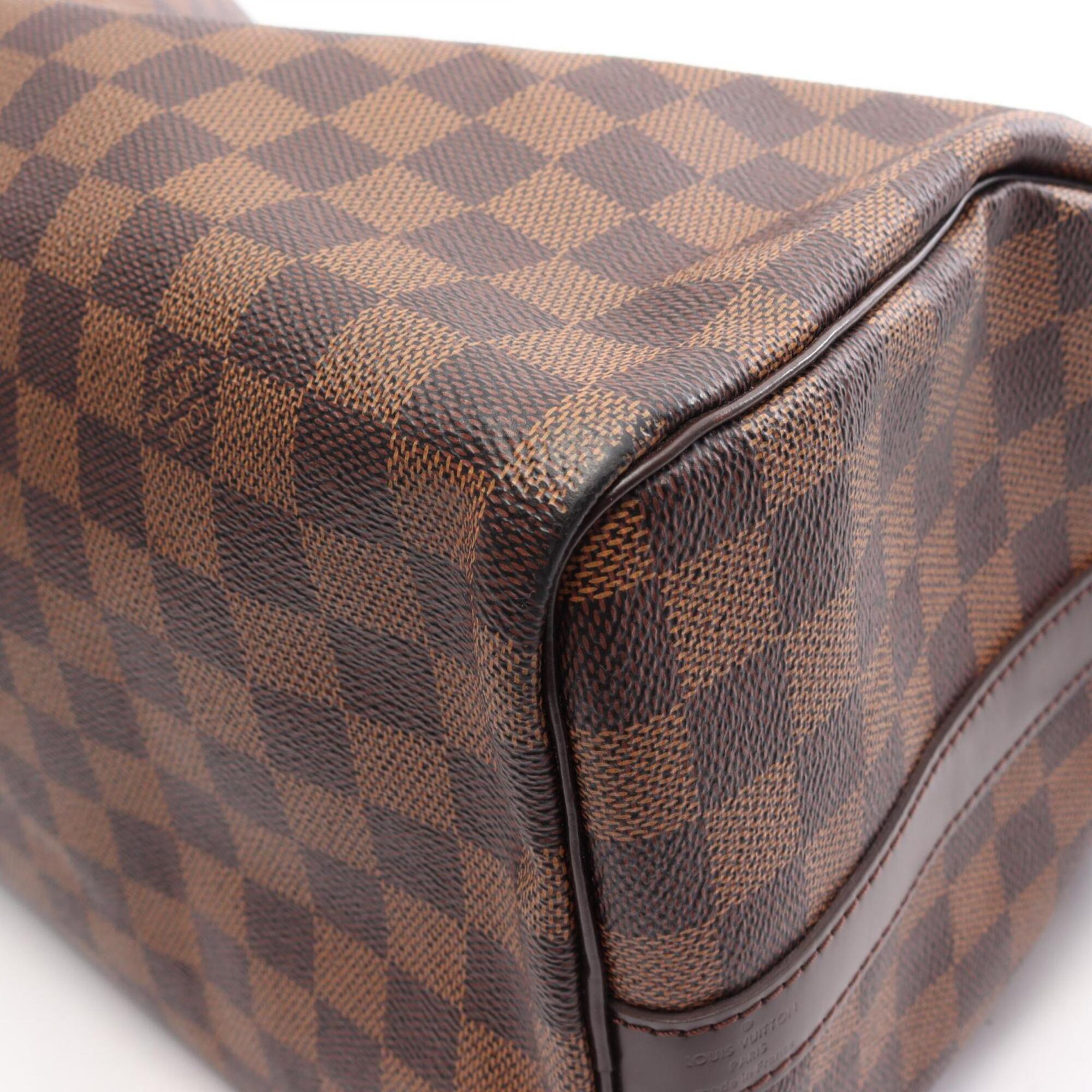 Louis Vuitton Brown Coated Canvas Pvc Leather Handbag (Pre-Owned)