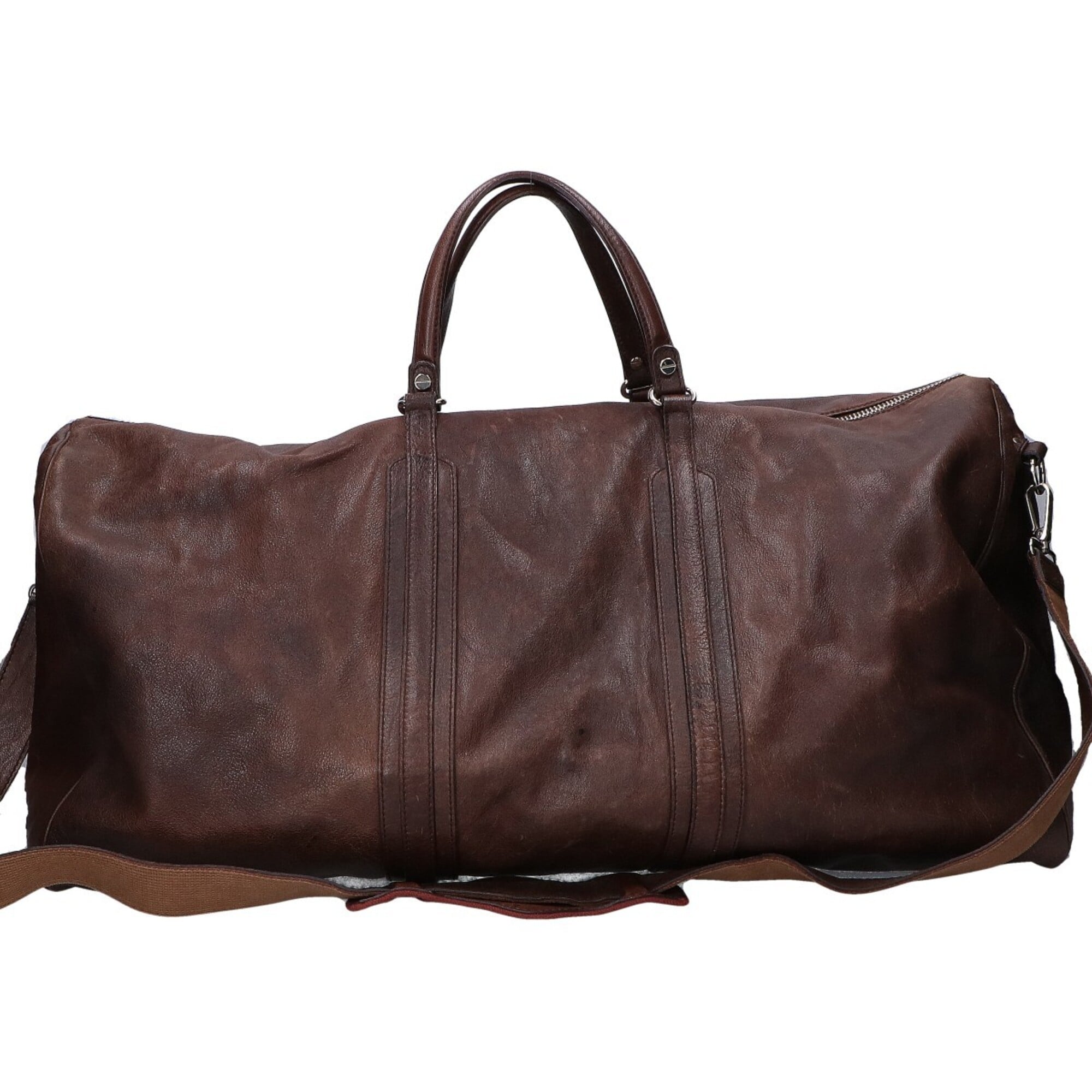 Balenciaga Dark Brown Leather Boston Bag (Pre-Owned)