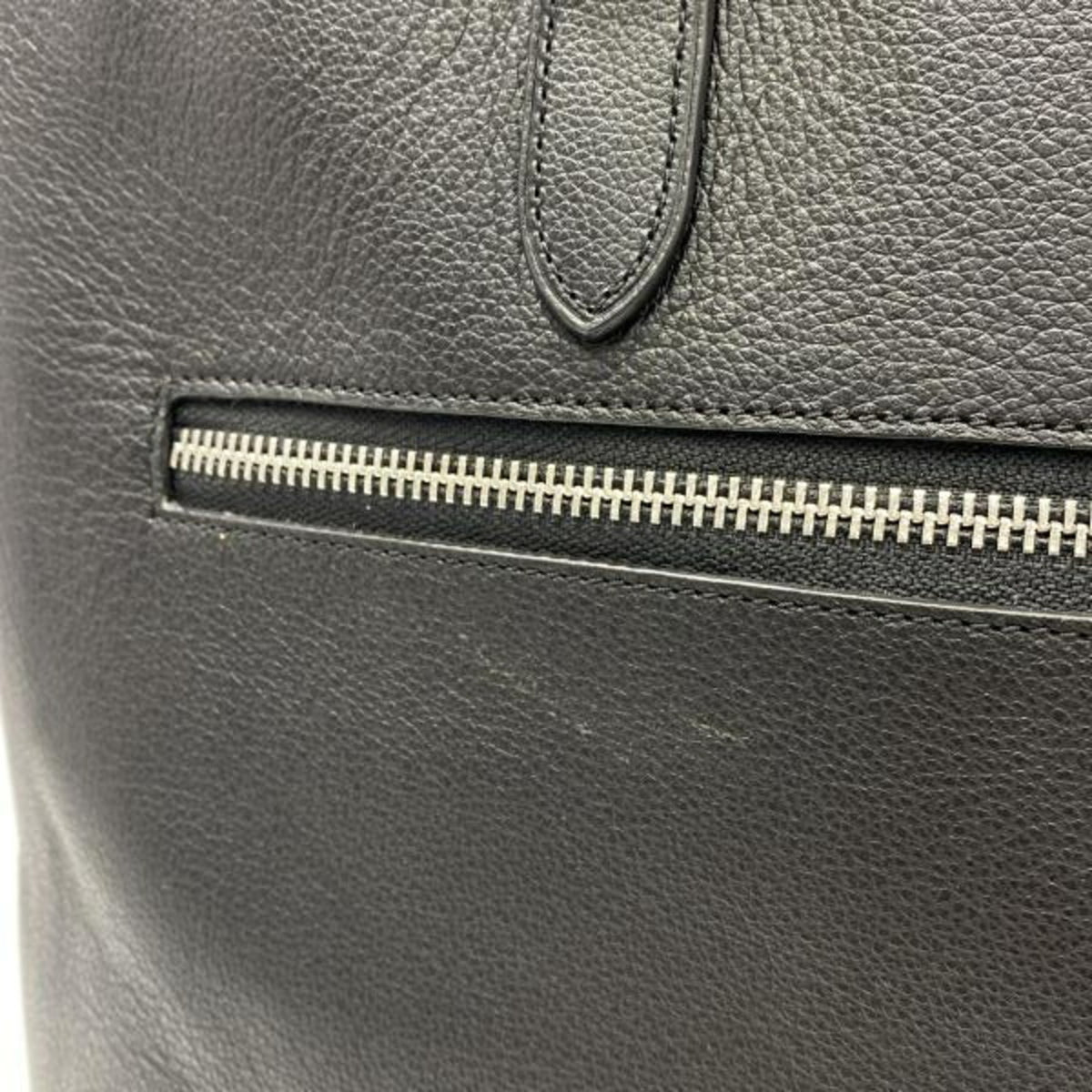 Coach Black Leather Tote Bag (Pre-Owned)