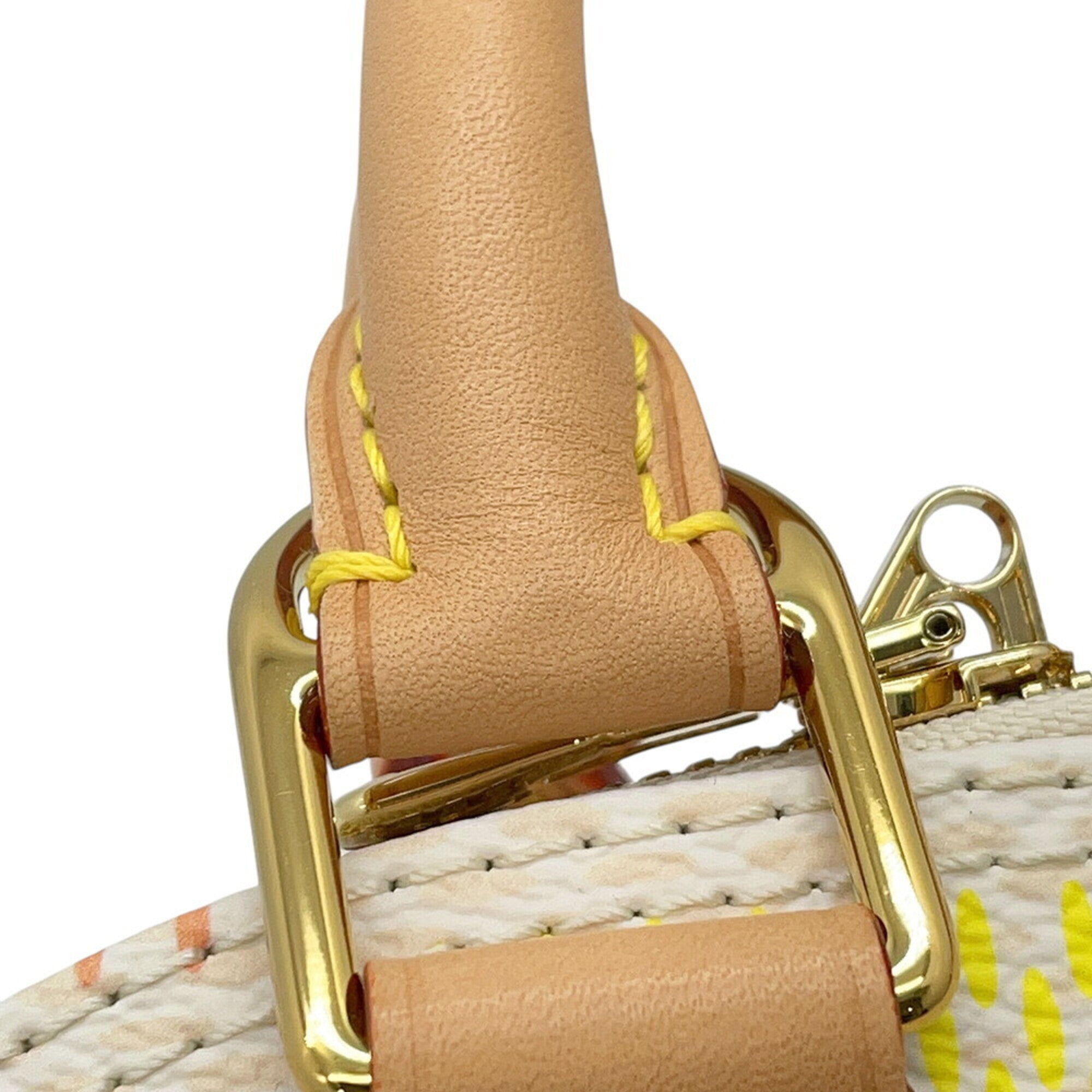 Louis Vuitton Damier Peach Yellow Handbag Shoulder Bag (Pre-Owned)